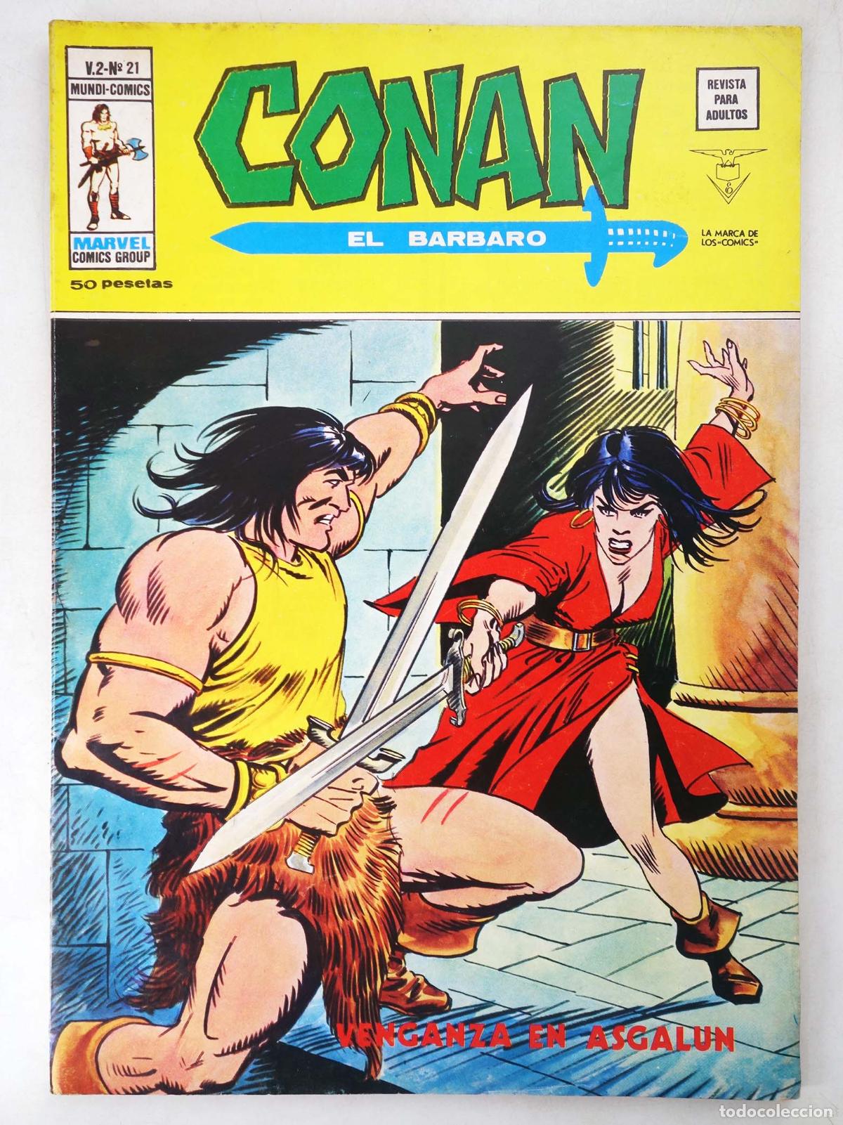 Fumetti: CONAN, EL BARBARO VOL. 2 21. V&eacute;rtice, 1974