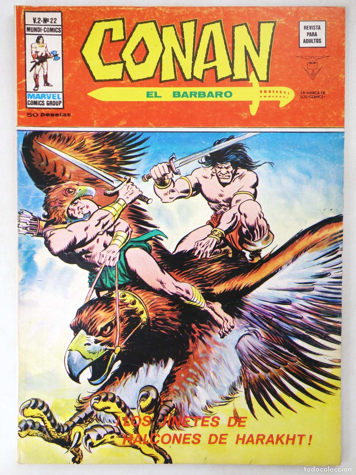 C&oacute;mics: CONAN, EL BARBARO VOL. 2 22. V&eacute;rtice, 1974 - Foto 1