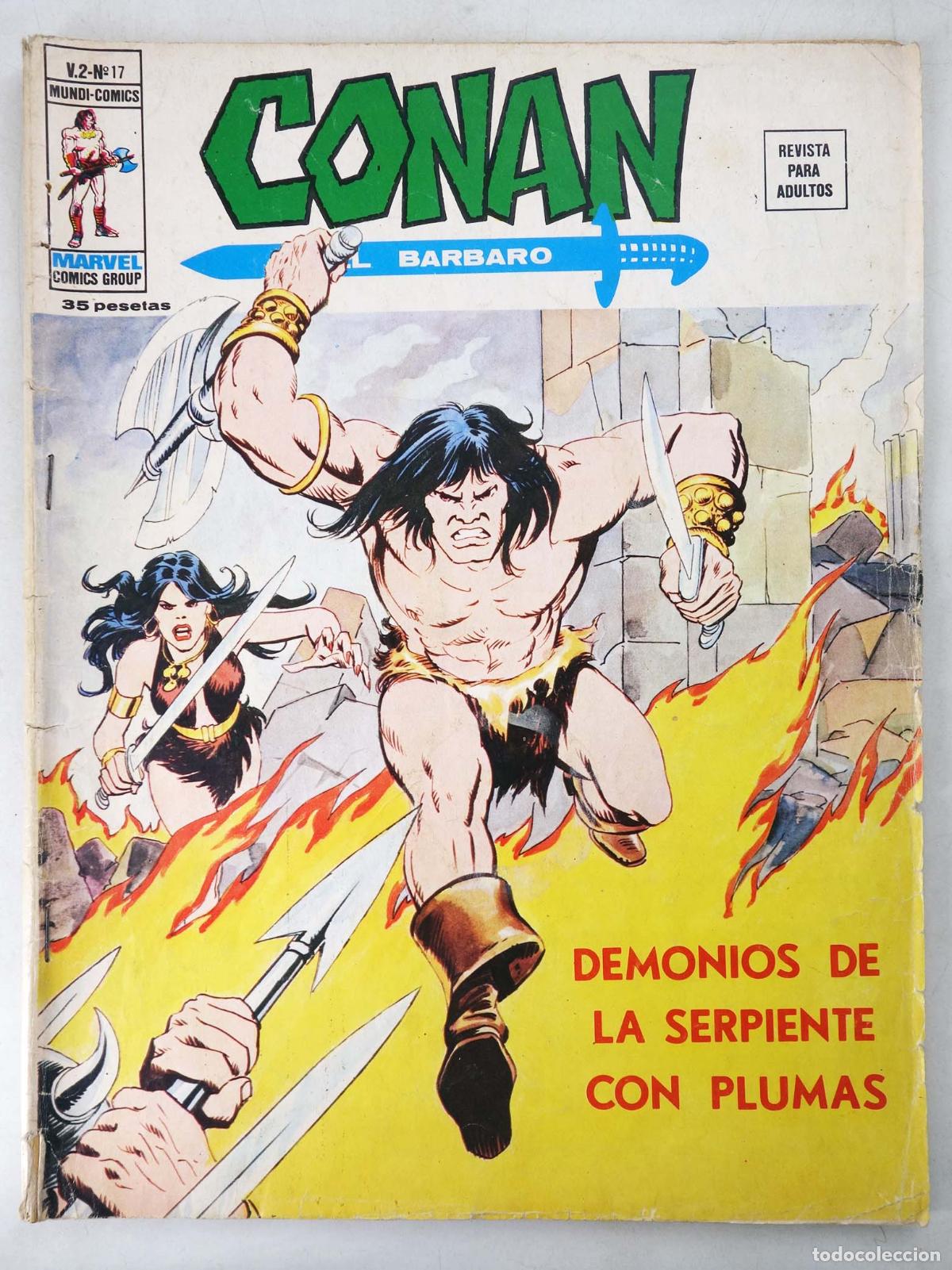 C&oacute;mics: CONAN, EL BARBARO VOL. 2 17. V&eacute;rtice, 1974 - Foto 1