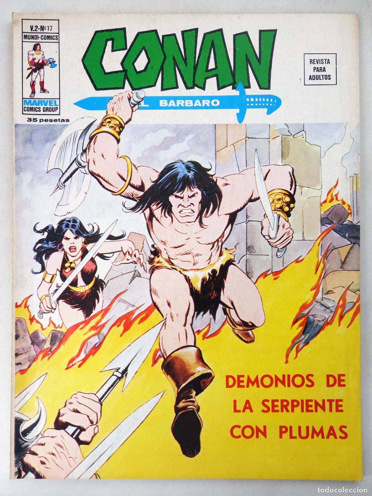 C&oacute;mics: CONAN, EL BARBARO VOL. 2 17. V&eacute;rtice, 1974 - Foto 1
