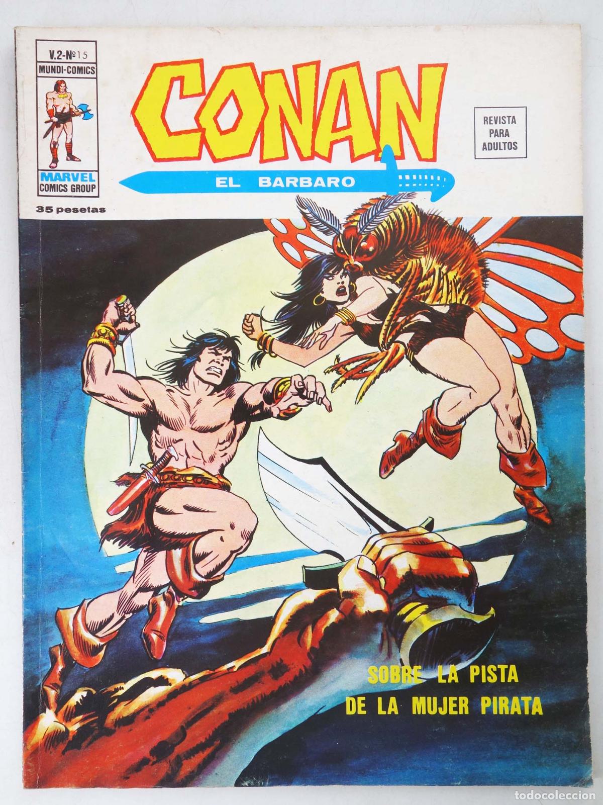 C&oacute;mics: CONAN, EL BARBARO VOL. 2 15. V&eacute;rtice, 1974 - Foto 1