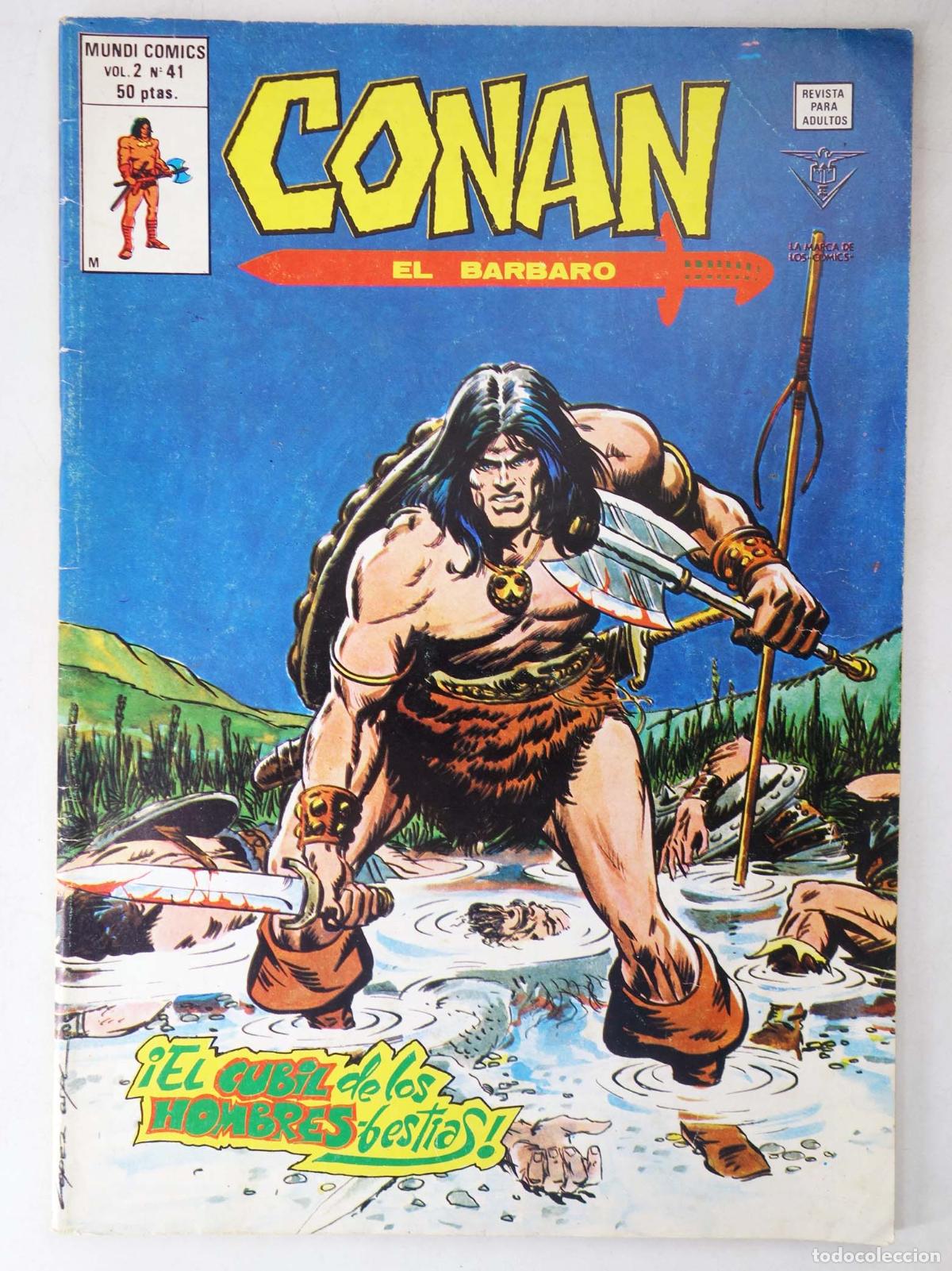 C&oacute;mics: CONAN, EL BARBARO VOL. 2 41. V&eacute;rtice, 1974 - Foto 1
