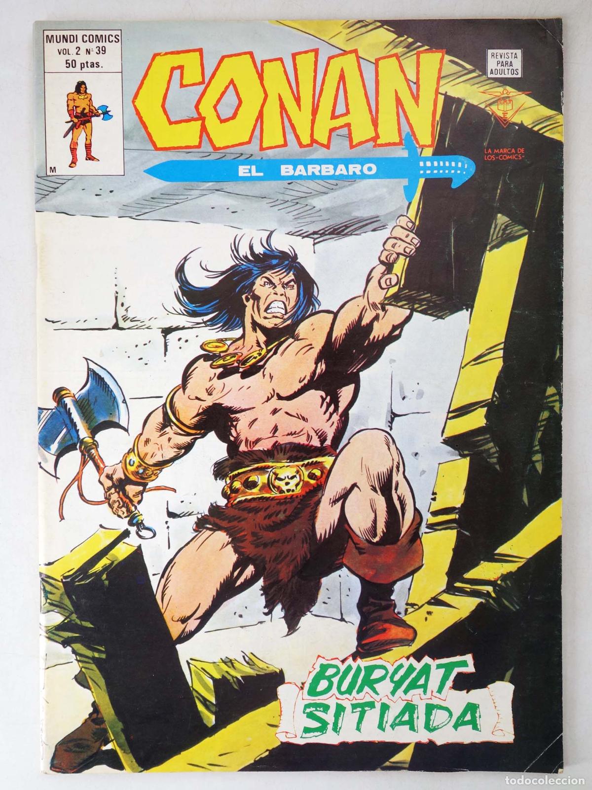C&oacute;mics: CONAN, EL BARBARO VOL. 2 39. V&eacute;rtice, 1974 - Foto 1