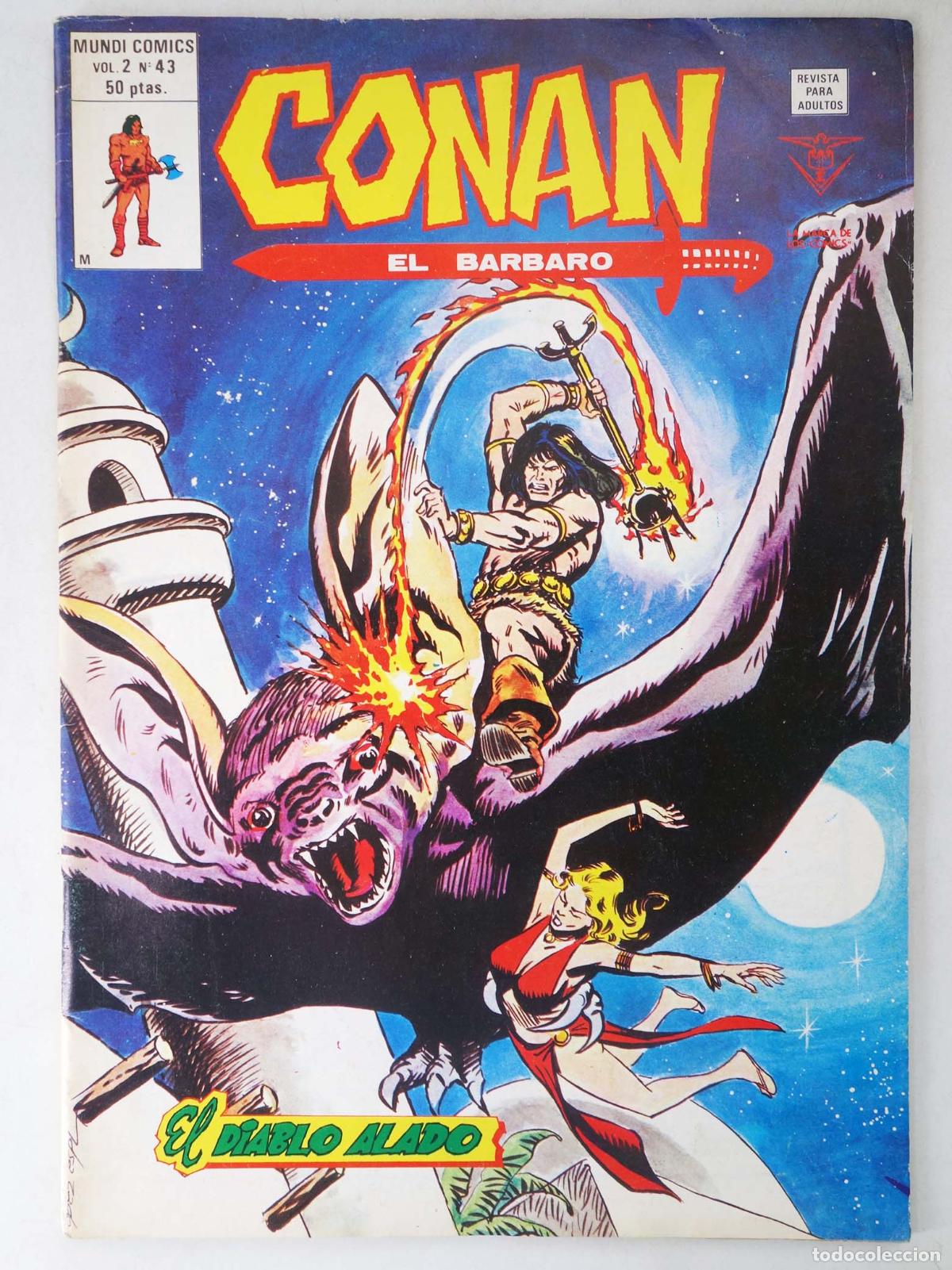 C&oacute;mics: CONAN, EL BARBARO VOL. 2 43. V&eacute;rtice, 1974 - Foto 1