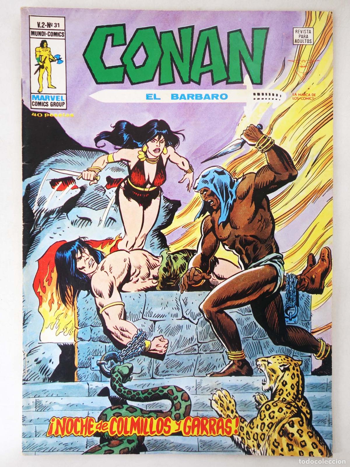 C&oacute;mics: CONAN, EL BARBARO VOL. 2 31. V&eacute;rtice, 1974 - Foto 1
