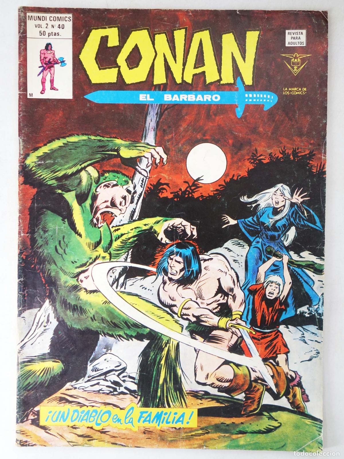 C&oacute;mics: CONAN, EL BARBARO VOL. 2 40. V&eacute;rtice, 1974 - Foto 1