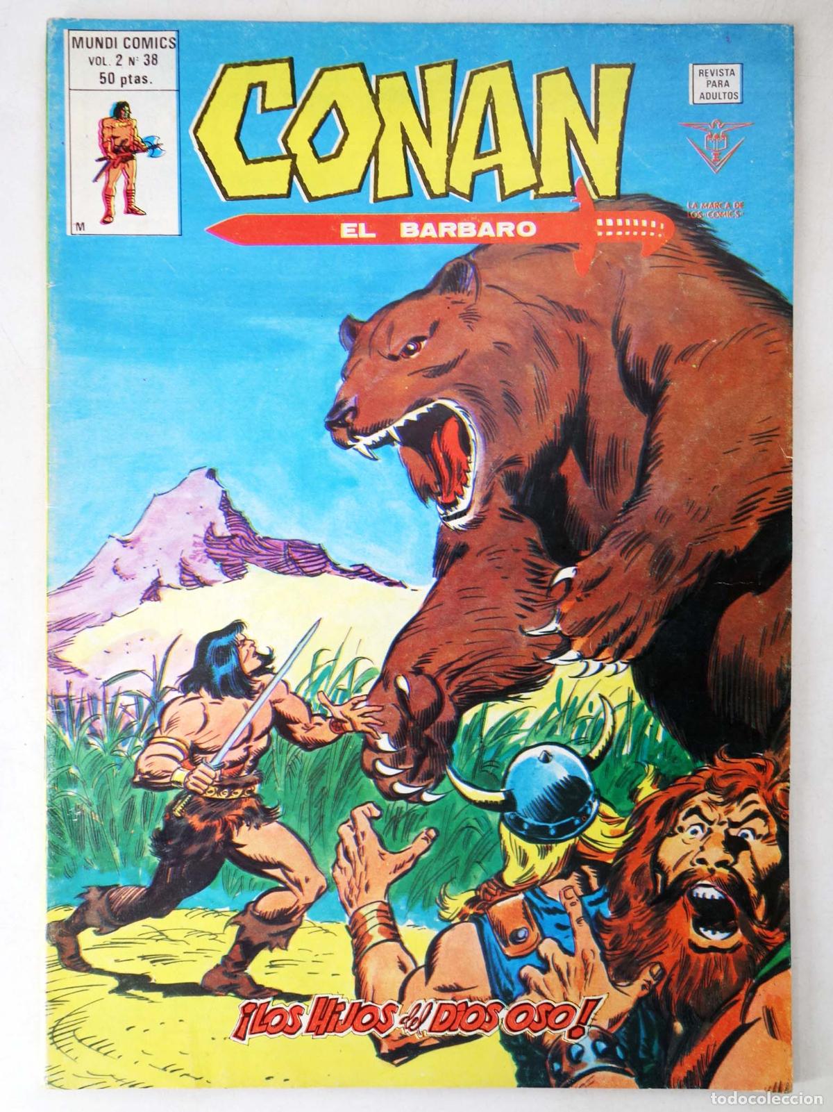 C&oacute;mics: CONAN, EL BARBARO VOL. 2 38. V&eacute;rtice, 1974 - Foto 1