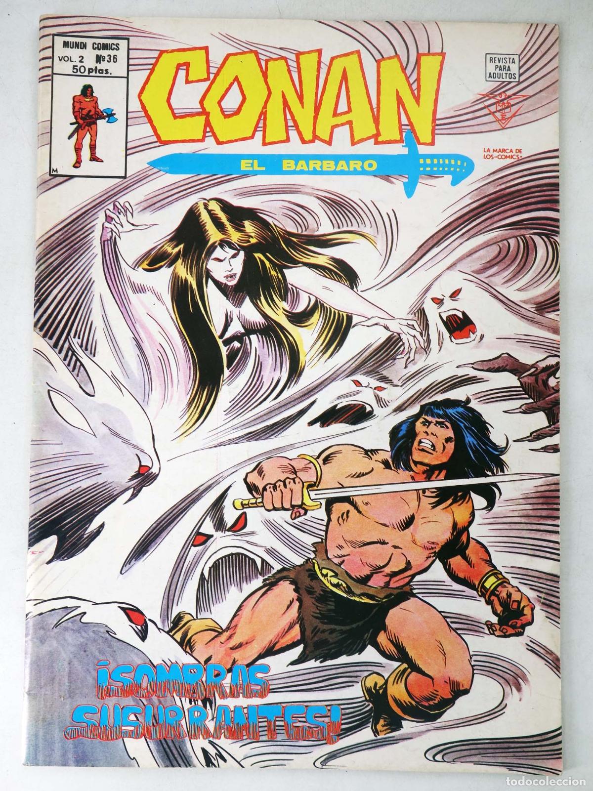 C&oacute;mics: CONAN, EL BARBARO VOL. 2 36. V&eacute;rtice, 1974 - Foto 1