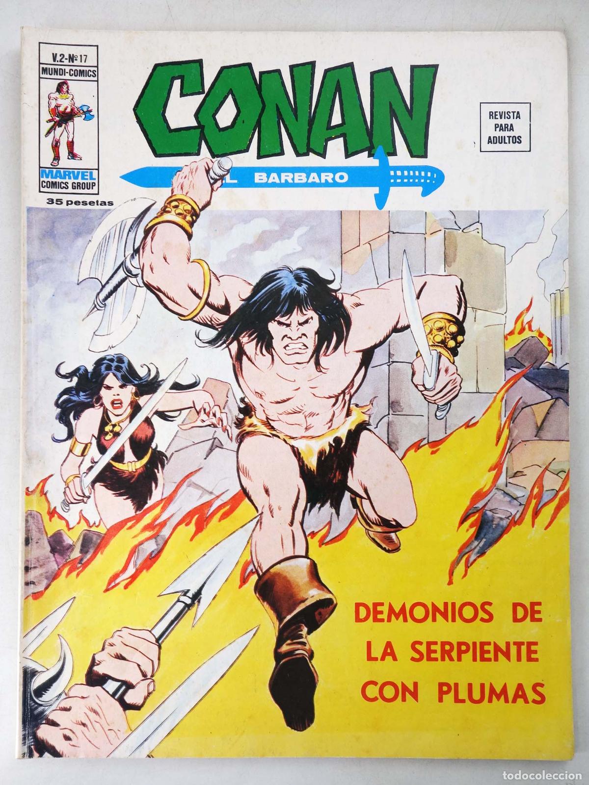 C&oacute;mics: CONAN, EL BARBARO VOL. 2 17. V&eacute;rtice, 1974 - Foto 1