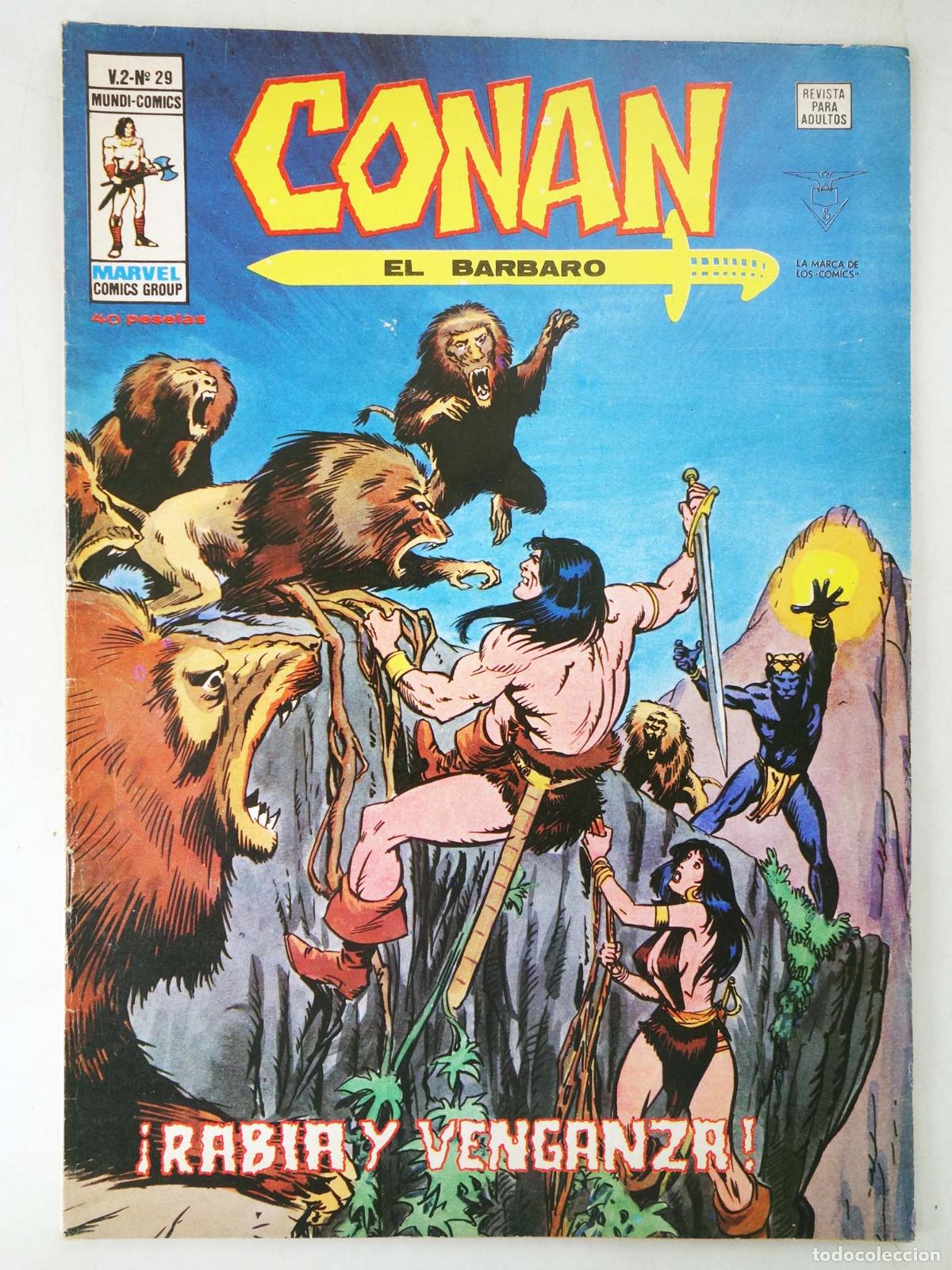 C&oacute;mics: CONAN, EL BARBARO VOL. 2 29. V&eacute;rtice, 1974 - Foto 1