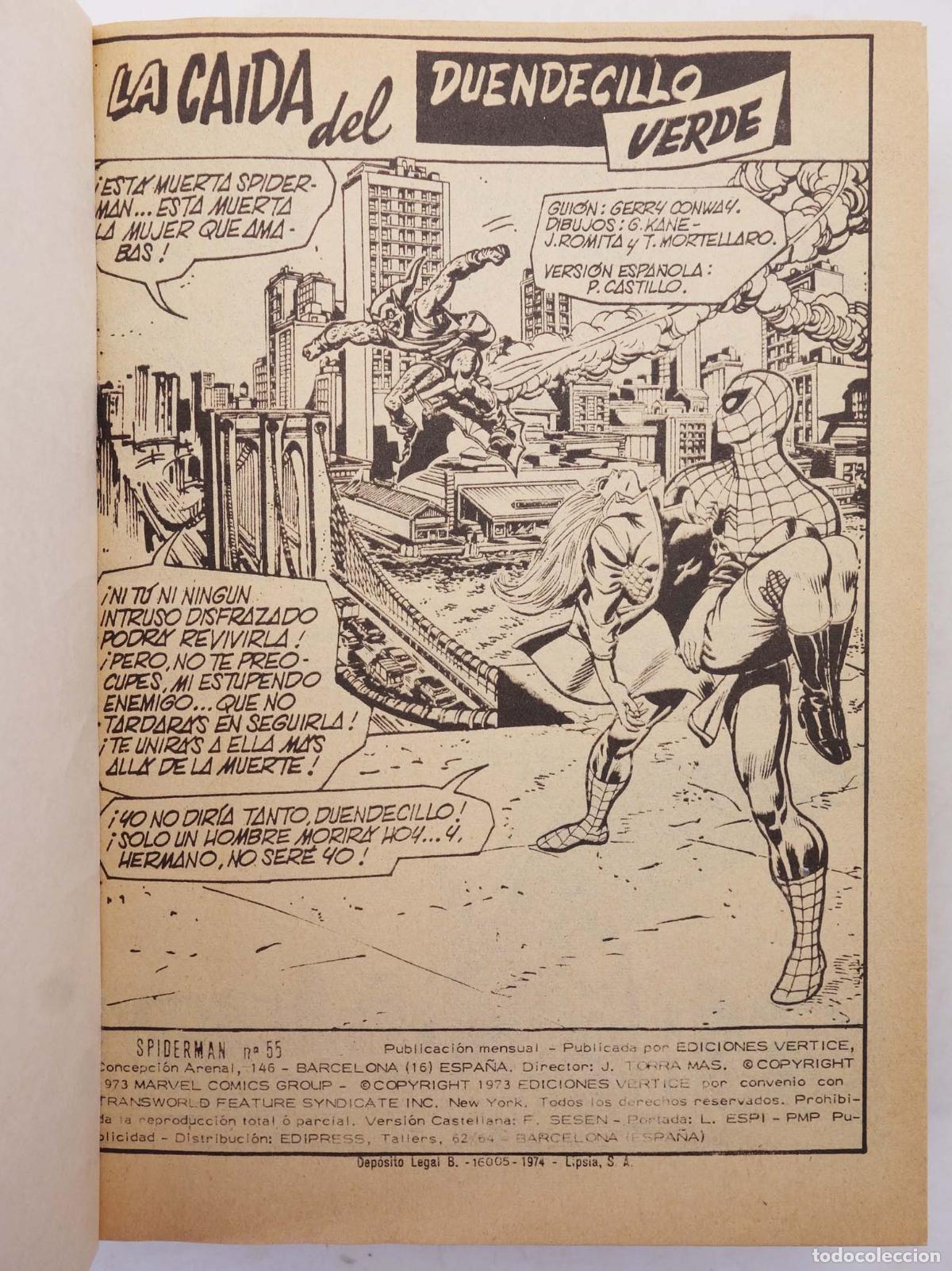 C&oacute;mics: SPIDERMAN V.1 51 A 55. V&eacute;rtice, 1969 - Foto 4