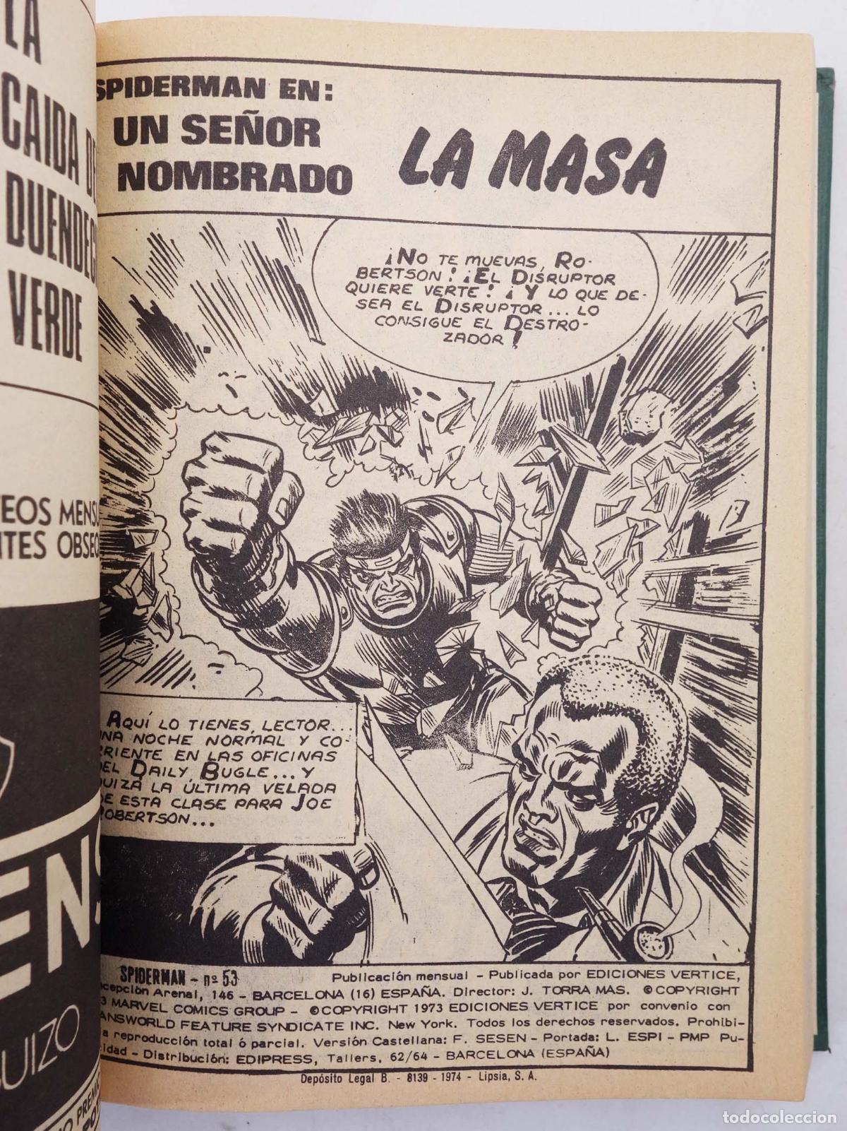 C&oacute;mics: SPIDERMAN V.1 51 A 55. V&eacute;rtice, 1969 - Foto 6