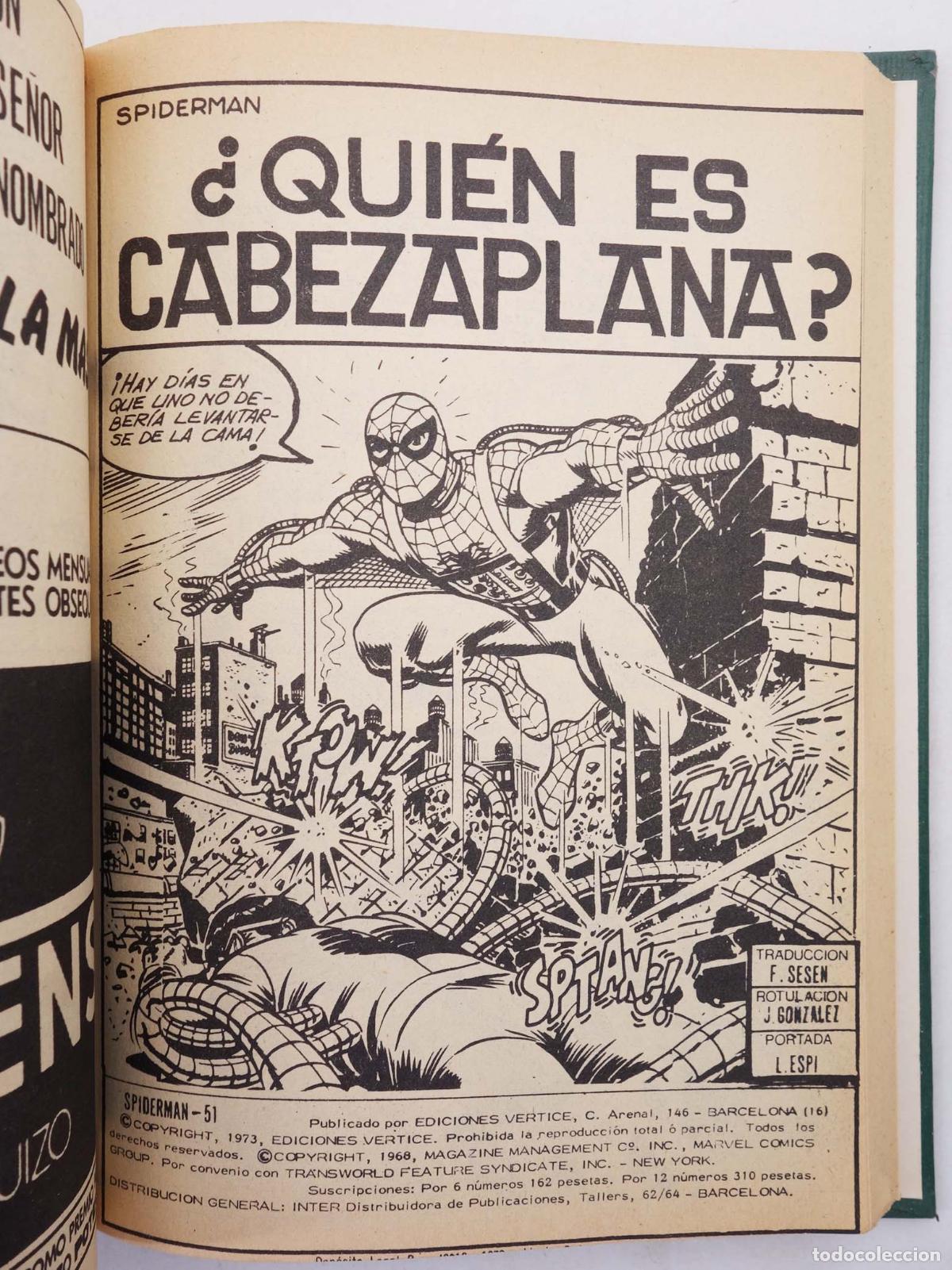 C&oacute;mics: SPIDERMAN V.1 51 A 55. V&eacute;rtice, 1969 - Foto 8