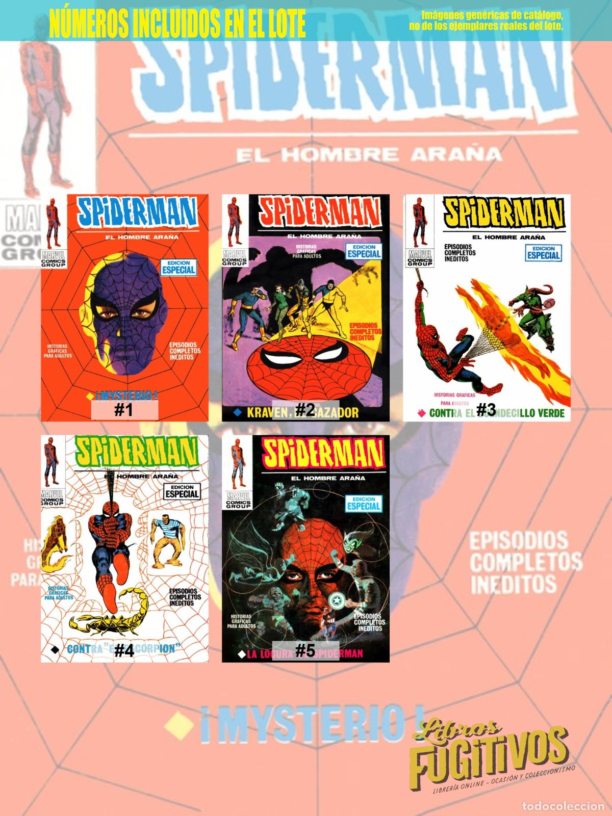 C&oacute;mics: SPIDERMAN V.1 6 A 10. V&eacute;rtice, 1969 - Foto 3