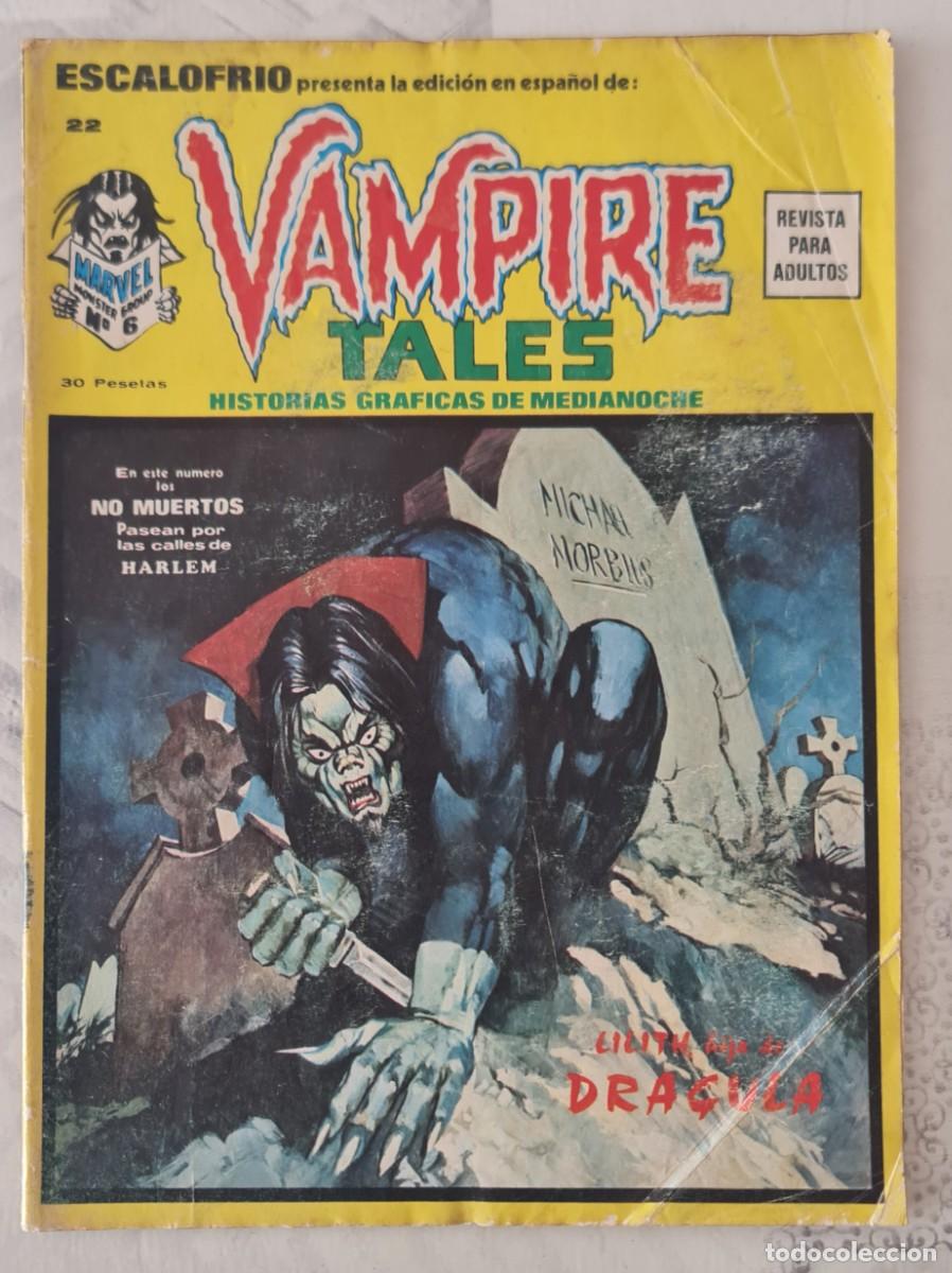 C&oacute;mics: ESCALOFRIO: VAMPIRE TALES N&ordm; 22. Ediciones Vertice 1974 - Foto 1