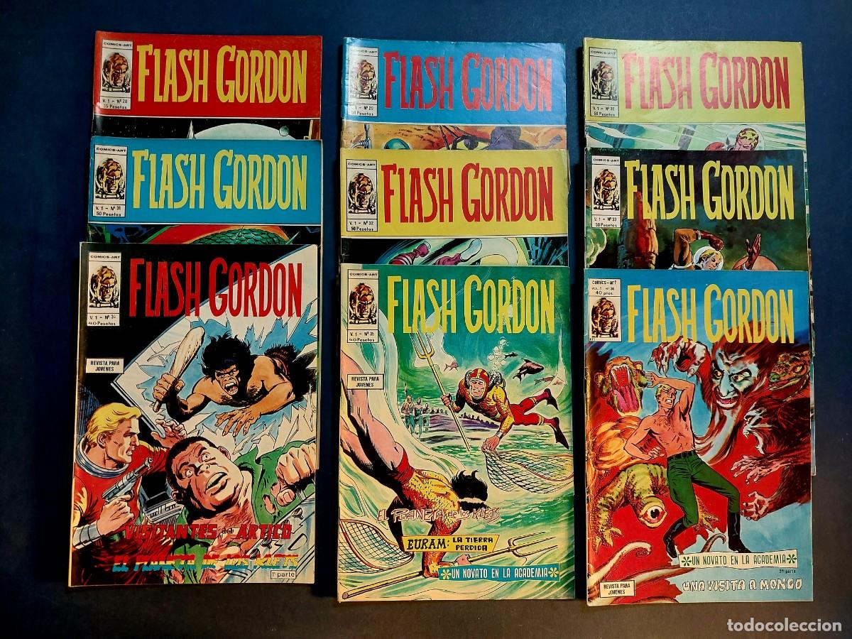 C&oacute;mics: Flash Gordon Vol.1 Colecci&oacute;n Completa V&eacute;rtice 1974 - Foto 2