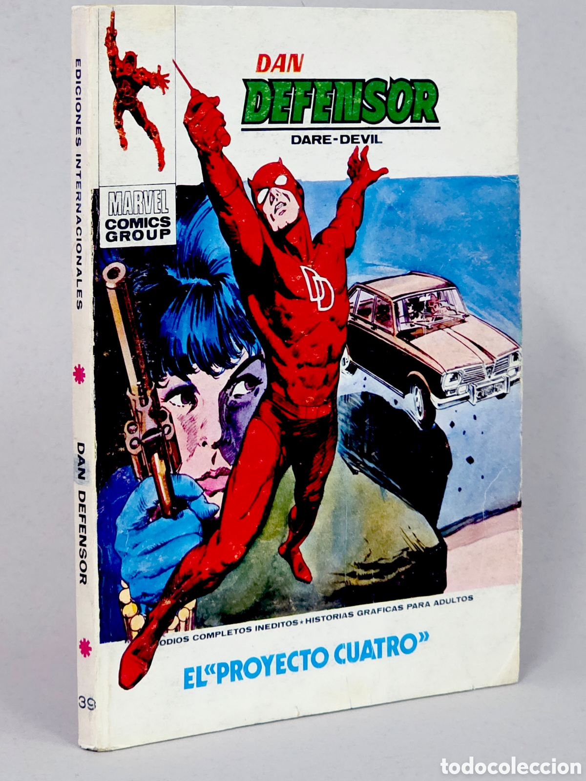 C&oacute;mics: C&Oacute;MIC EXCELENTE DAN DEFENSOR 39 EL PROYECTO CUATRO VOL.1 VERTICE MARVEL VOLUMEN TACO - Foto 1