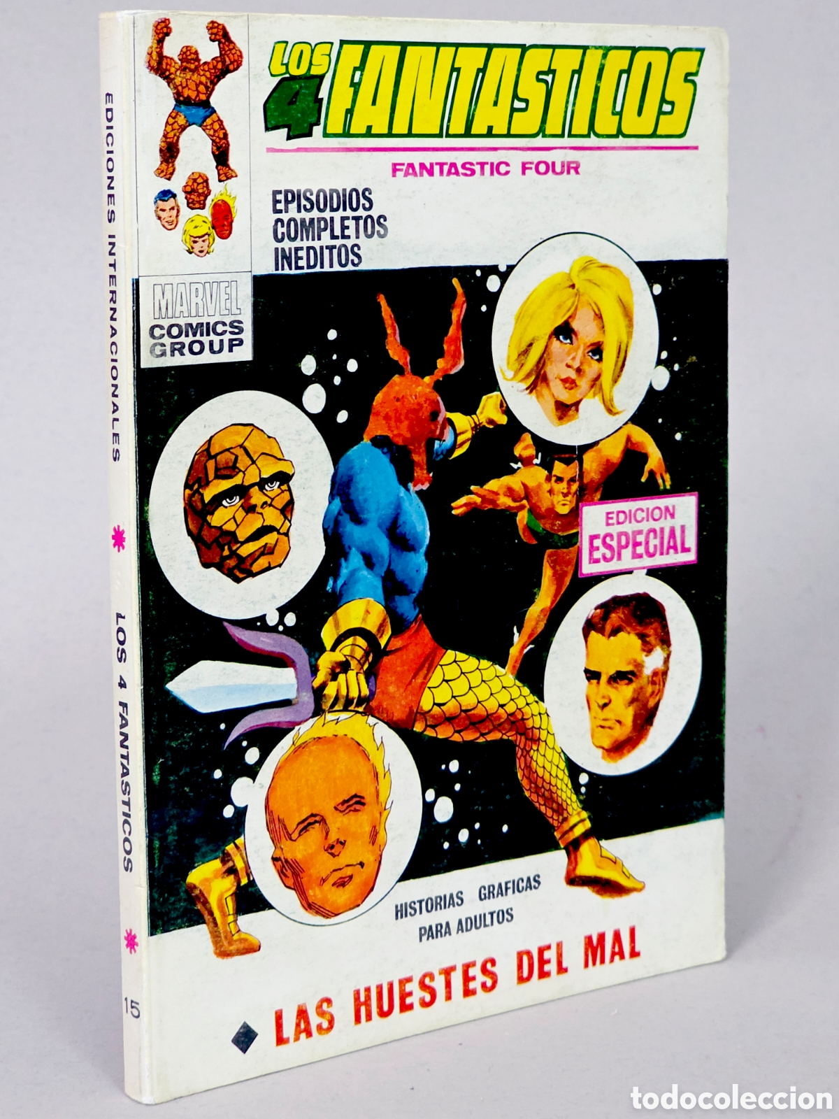 Comics: C&Oacute;MIC EXCELENTE LOS 4 FANTASTICOS 15 LAS HUESTES DEL MAL VERTICE MARVEL TACO VOLUMEN TACO