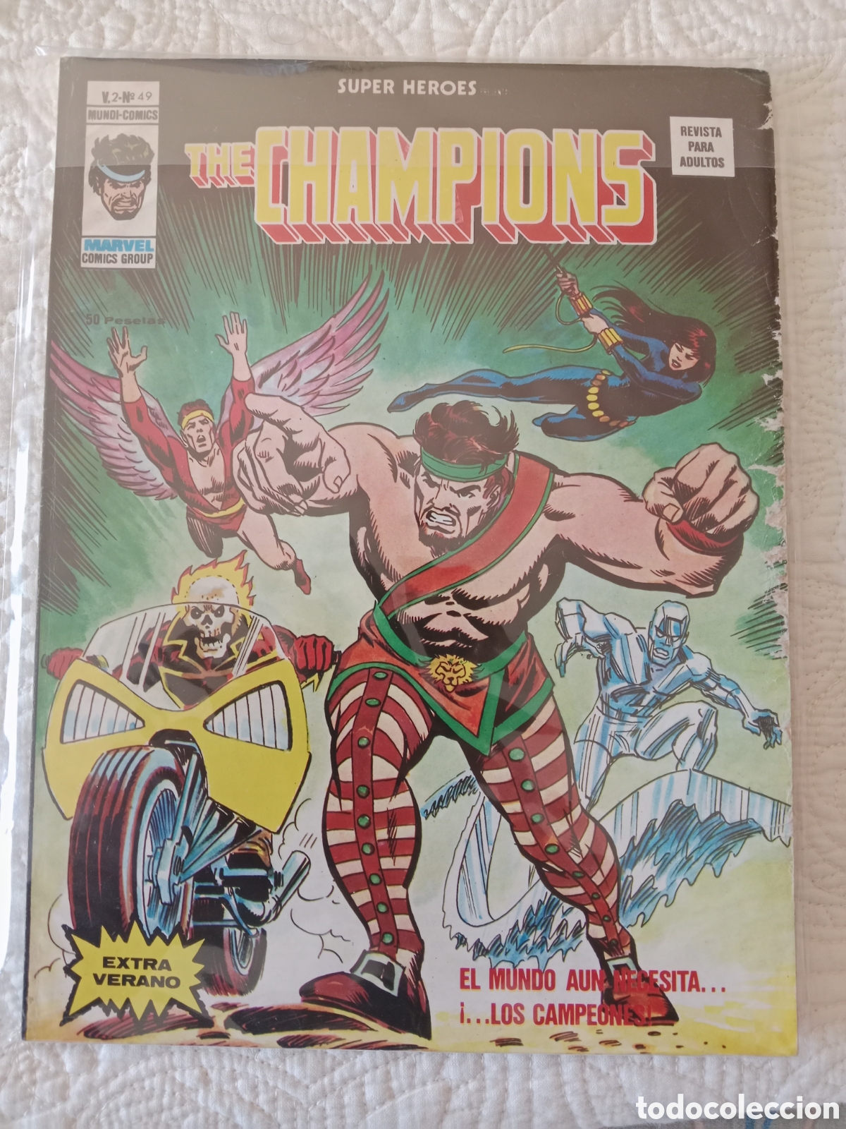 C&oacute;mics: Super H&eacute;roes v&eacute;rtice v.2 n&deg;49 - Foto 1