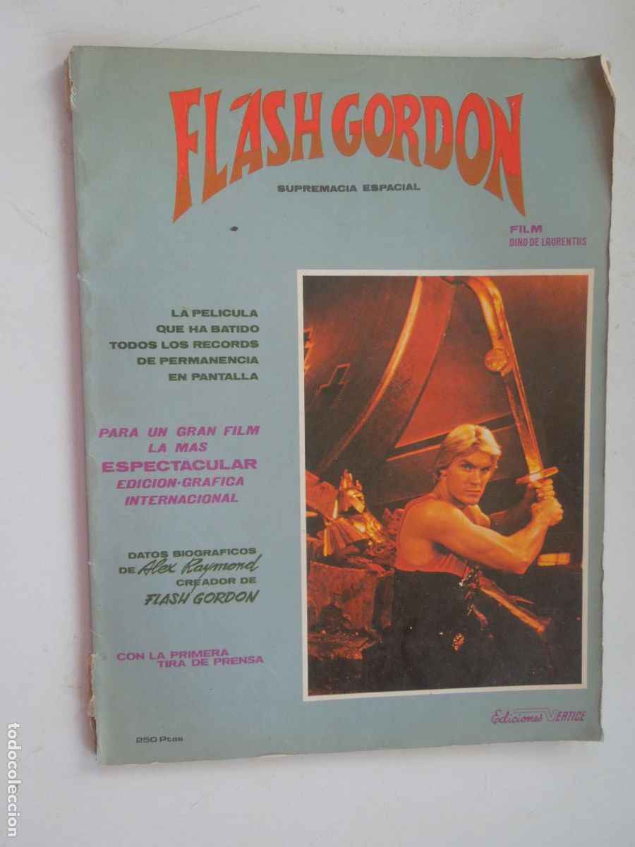 C&oacute;mics: FLASH GORDON - SUPREMACIA ESPACIAL - FIL DINO DE LAURENTIS - EDC VERTICE 1980