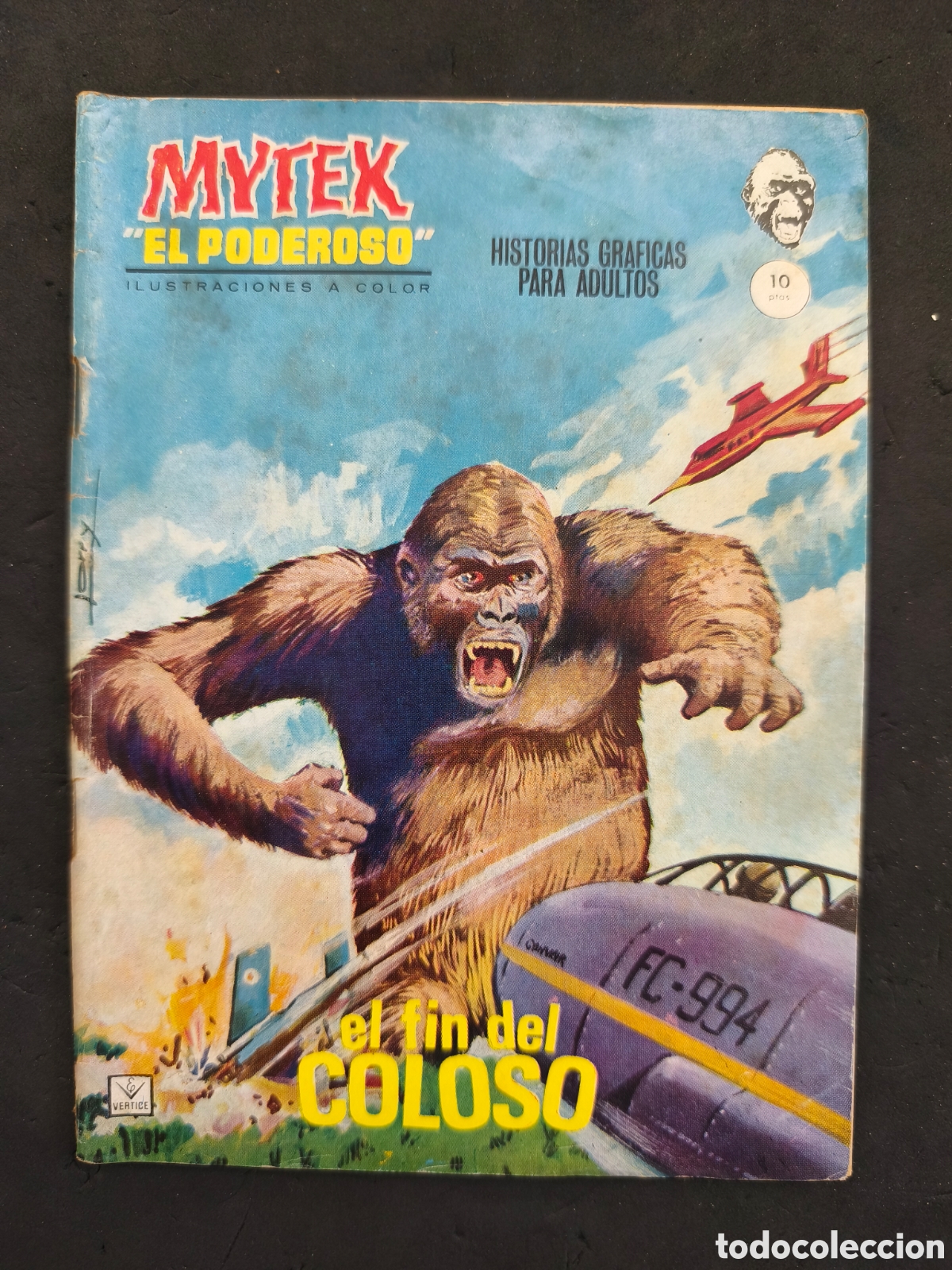 C&oacute;mics: V&eacute;rtice Mytek el poderoso N.2 el Fin del Coloso