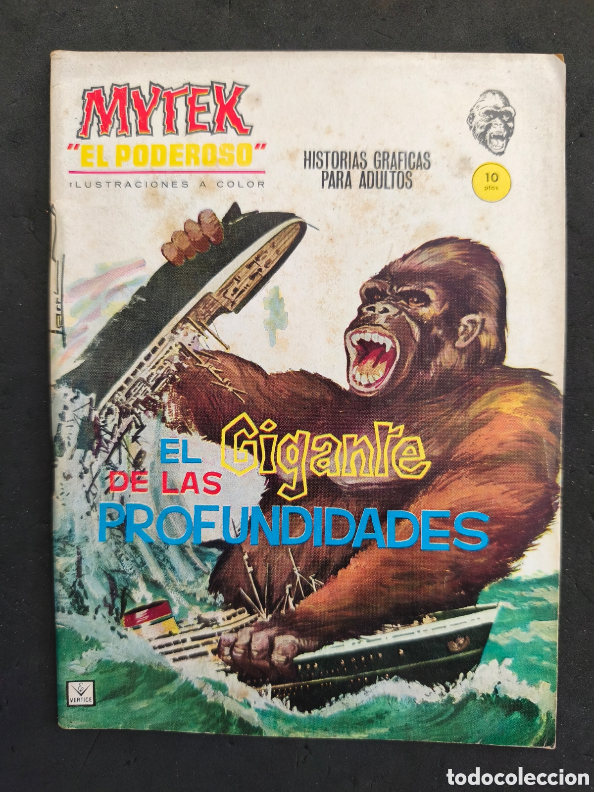 C&oacute;mics: V&eacute;rtice Mytek el poderoso N.3 el gigante de las profundidades