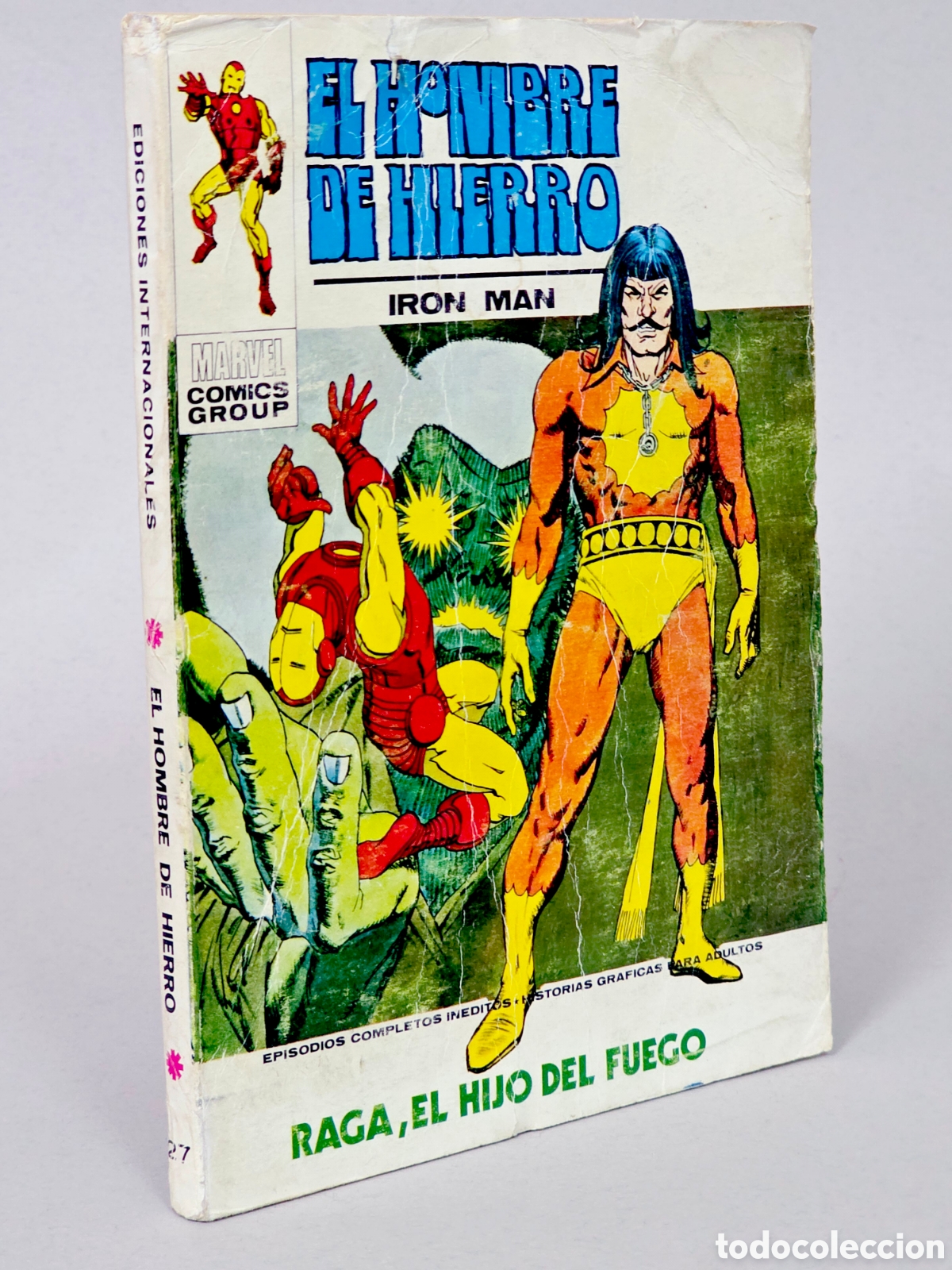 C&oacute;mics: C&Oacute;MIC EL HOMBRE DE HIERRO 27 RAGA EL HIJO DEL FUEGO VERTICE MARVEL TACO NORMAL ESTADO