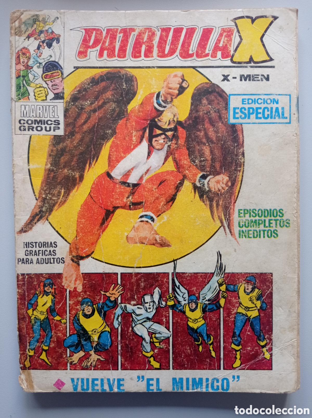 C&oacute;mics: PATRULLA X. VUELVE &rdquo;EL M&Iacute;MICO&rdquo;. VOL. 1 N⁰ 12. V&Eacute;RTICE.