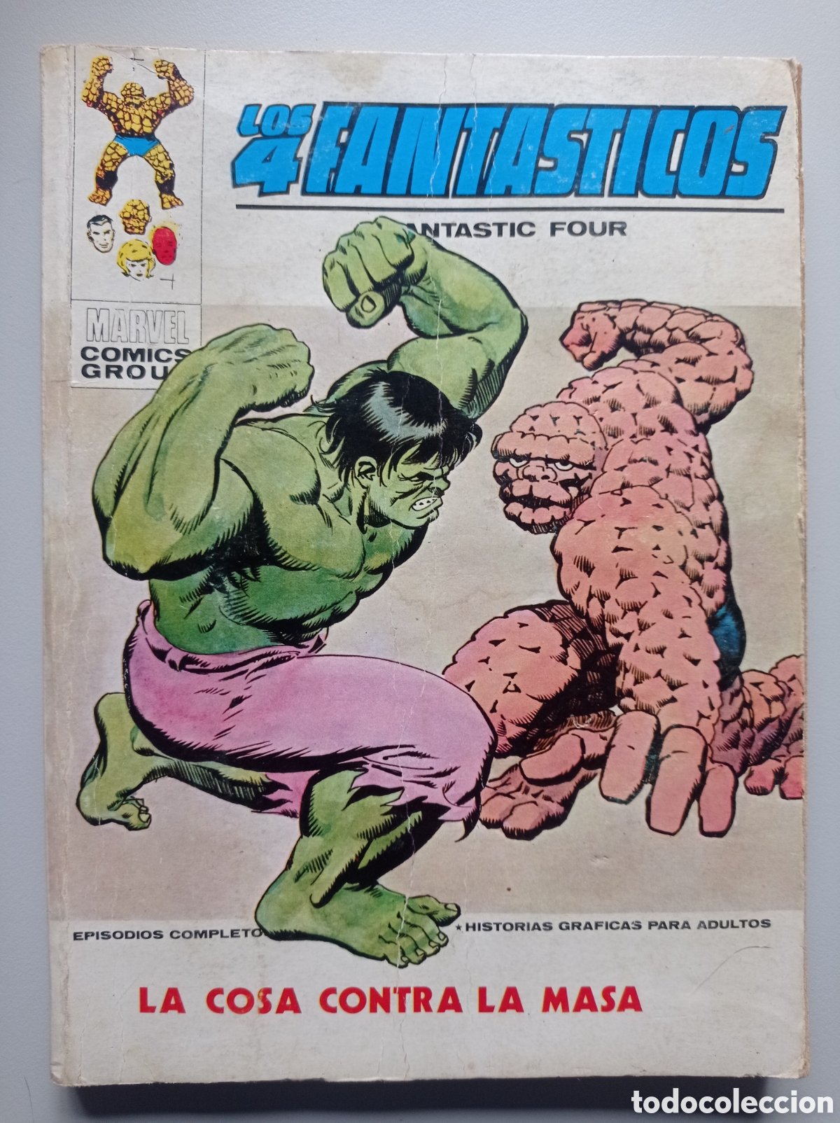 C&oacute;mics: LOS 4 FANT&Aacute;STICOS. LA COSA CONTRA LA MASA. VOL. 1. N&ordm; 56