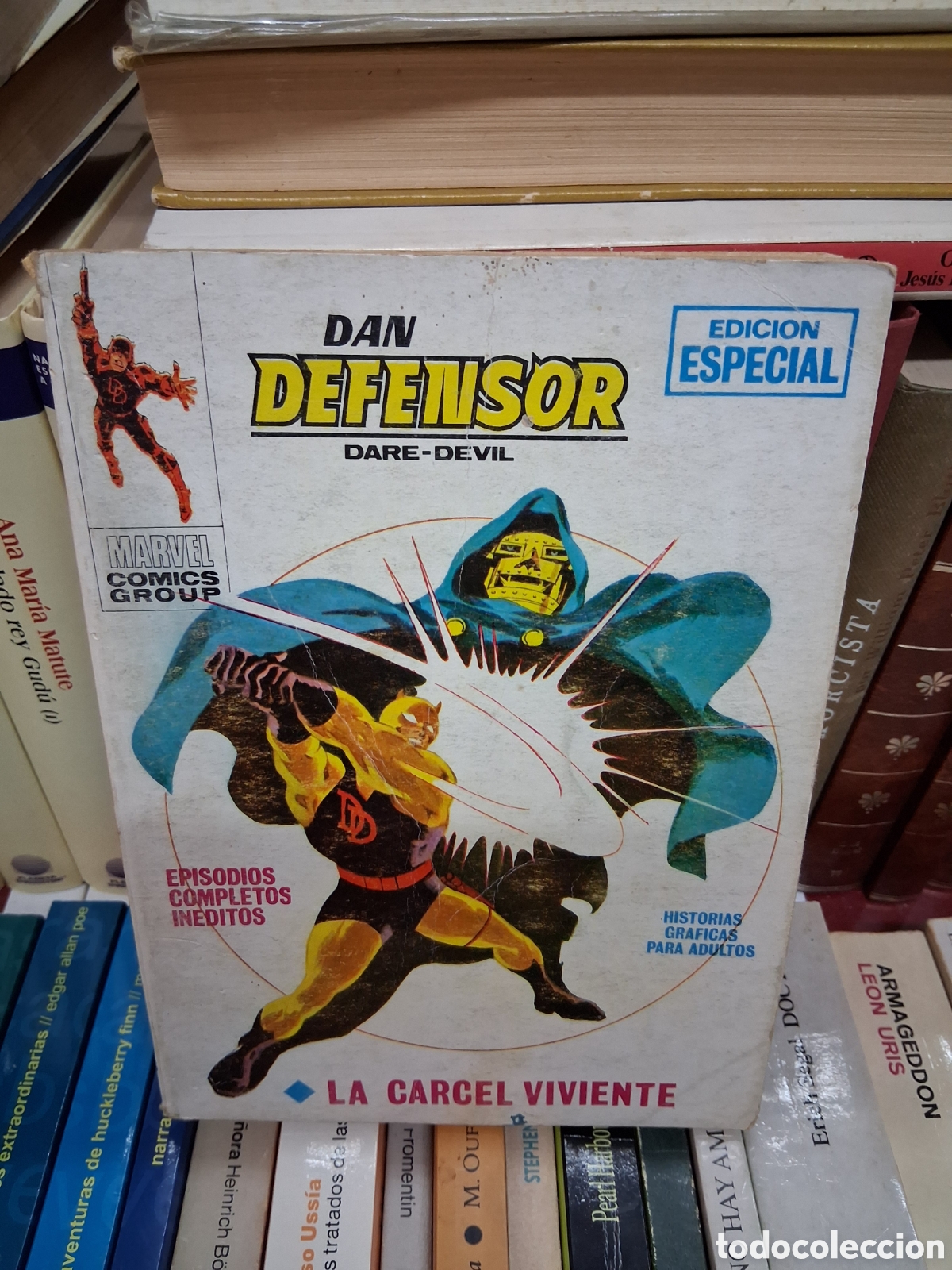 C&oacute;mics: Dan Defensor - Dare-Devil - La carcel viviente 1970- Ediciones vertice