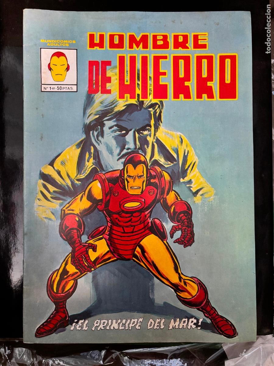 C&oacute;mics: HOMBRE DE HIERRO #1, EL PR&Iacute;NCIPE DEL MAR, MUNDICOMICS, 1.981