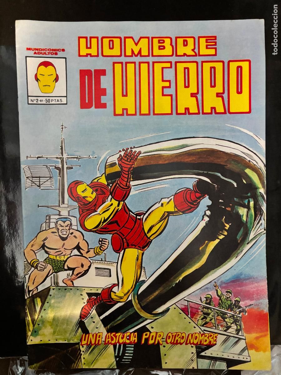C&oacute;mics: HOMBRE DE HIERRO #2, UNA ASTUCIA POR OTRO NOMBRE, MUNDICOMICS, 1.981