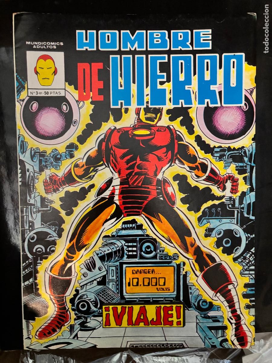 C&oacute;mics: HOMBRE DE HIERRO #3, &iexcl; VIAJE !, MUNDICOMICS, 1.981