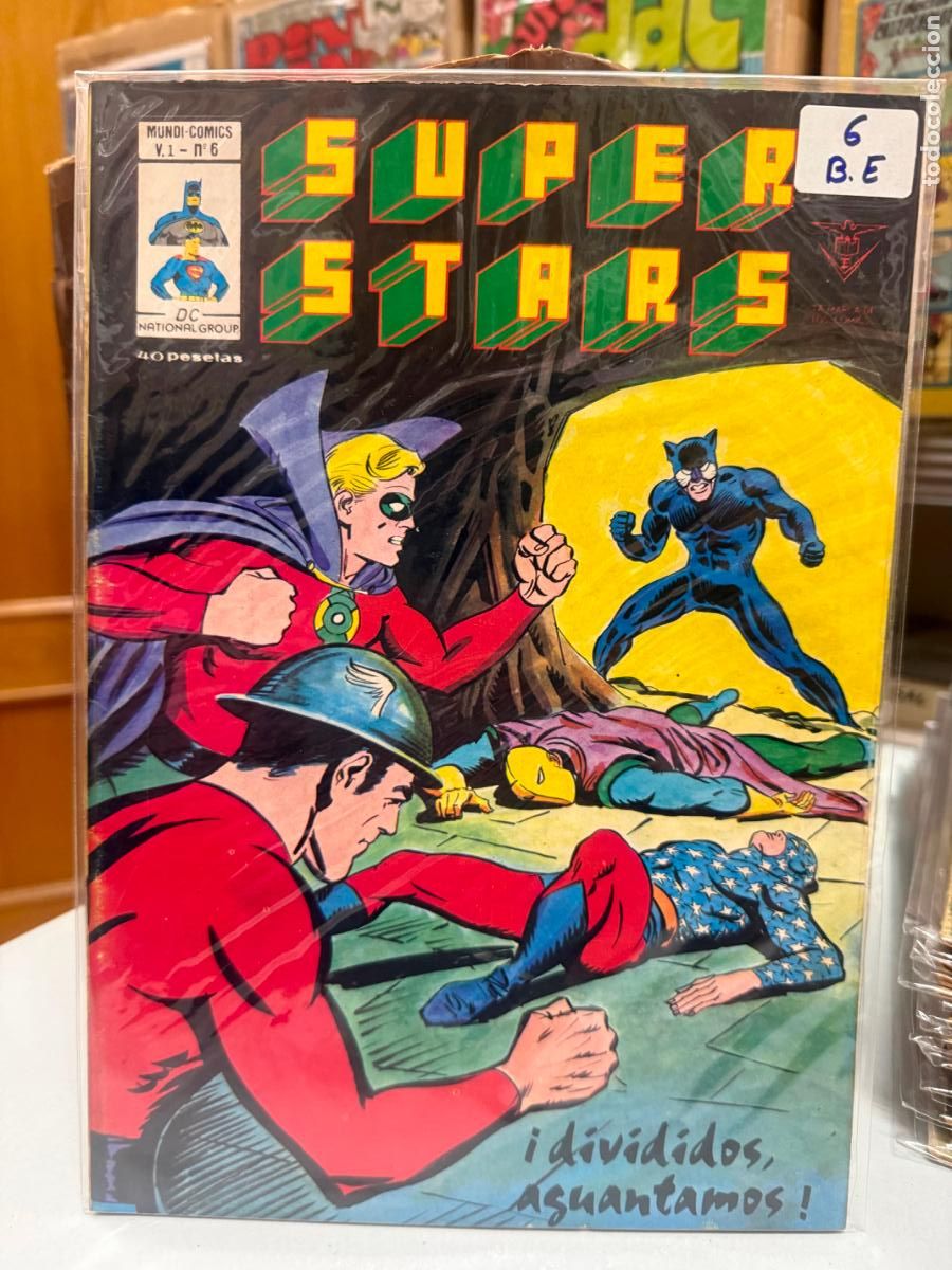 C&oacute;mics: SUPER STARS EDITORIAL VERTICE NUMERO 6