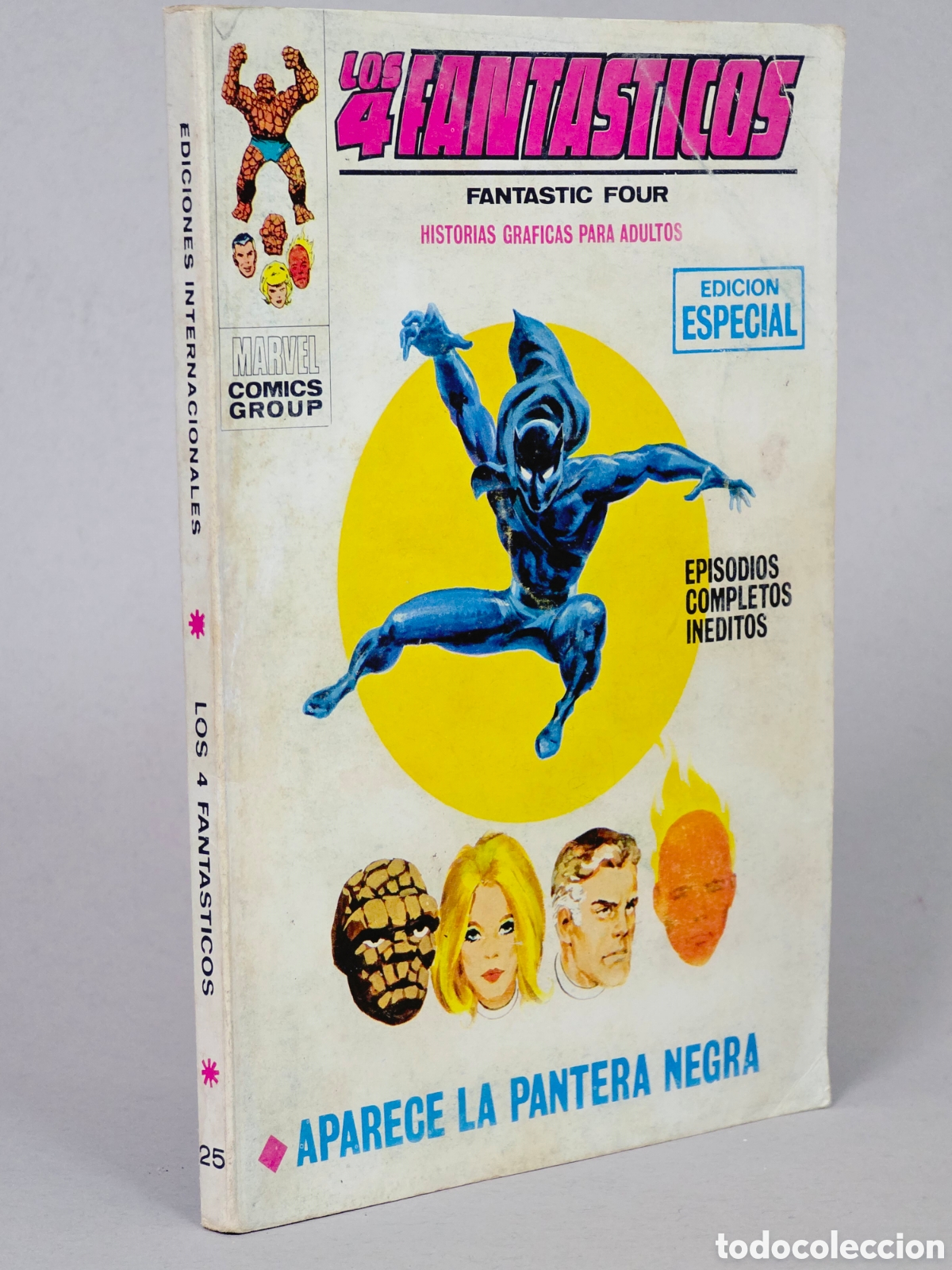 C&oacute;mics: C&Oacute;MIC LLS 4 FANTASTICOS 25 APARECE LA BANDERA NEGRA VOL.1 VERTICE MARVEL VOLUMEN TACO BUEN ESTADO