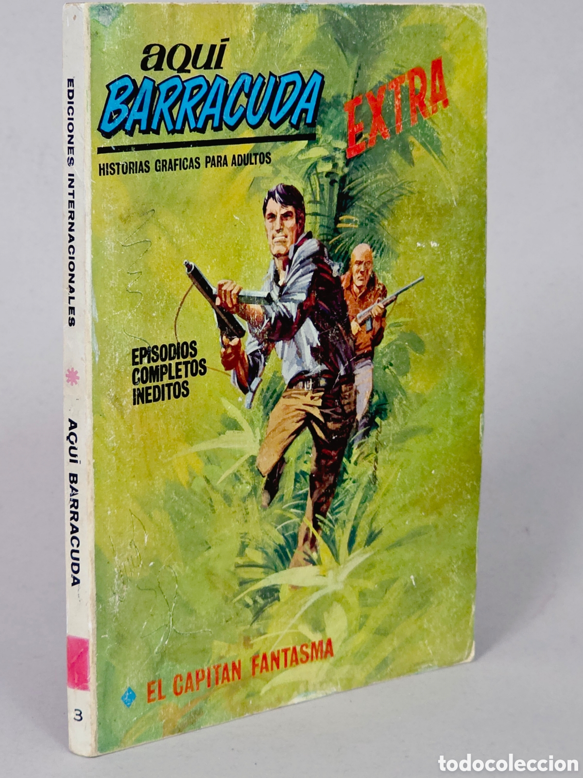 C&oacute;mics: C&Oacute;MIC AQU&Iacute; BARRACUDA 8 EL CAPIT&Aacute;N FANTASMA VERTICE FLEETWAY TACO BUEN ESTADO