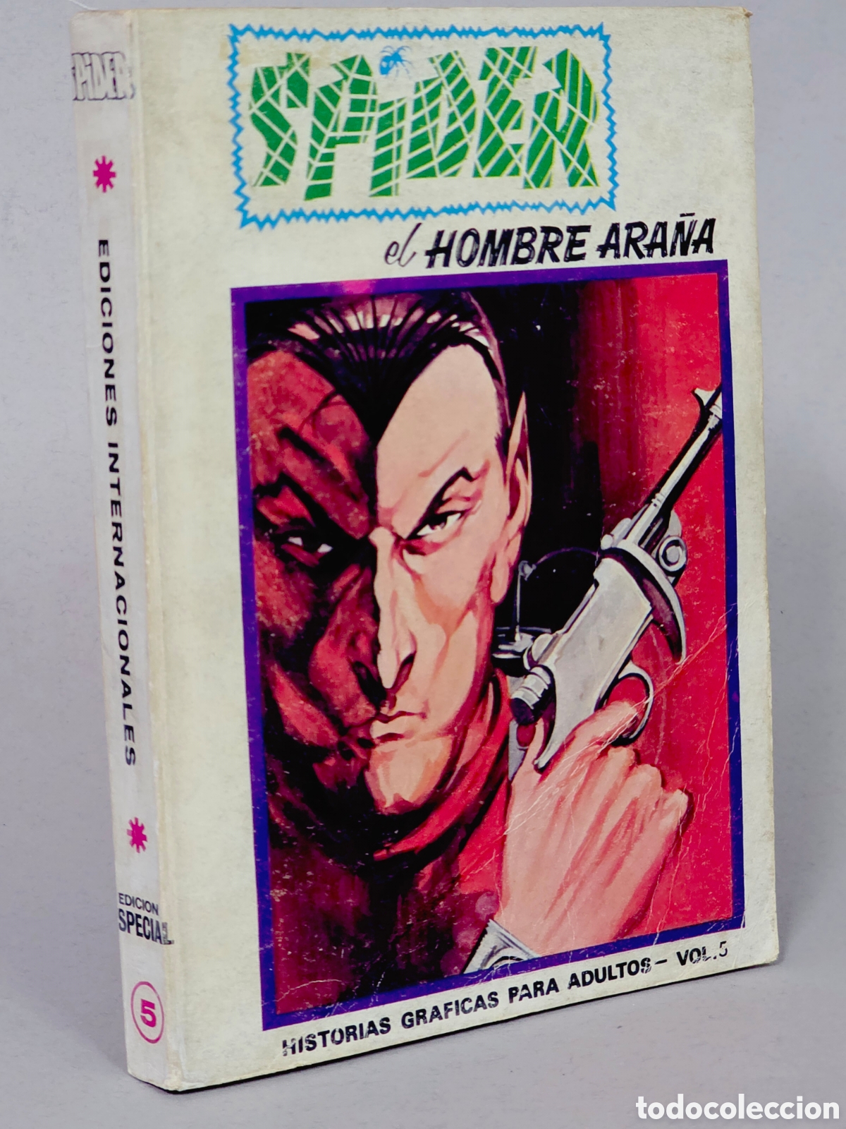 C&oacute;mics: C&Oacute;MIC SPIDER 5 EDICI&Oacute;N ESPECIAL GIGANTE VERTICE FLEETWAY TACO BUEN ESTADO
