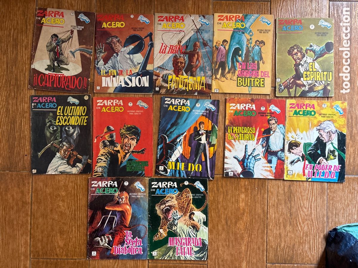 C&oacute;mics: ZARPA DE ACERO COLECCION COMPLETA 27 NUMEROS EDICIONES VERTICE GRAPA - Foto 2