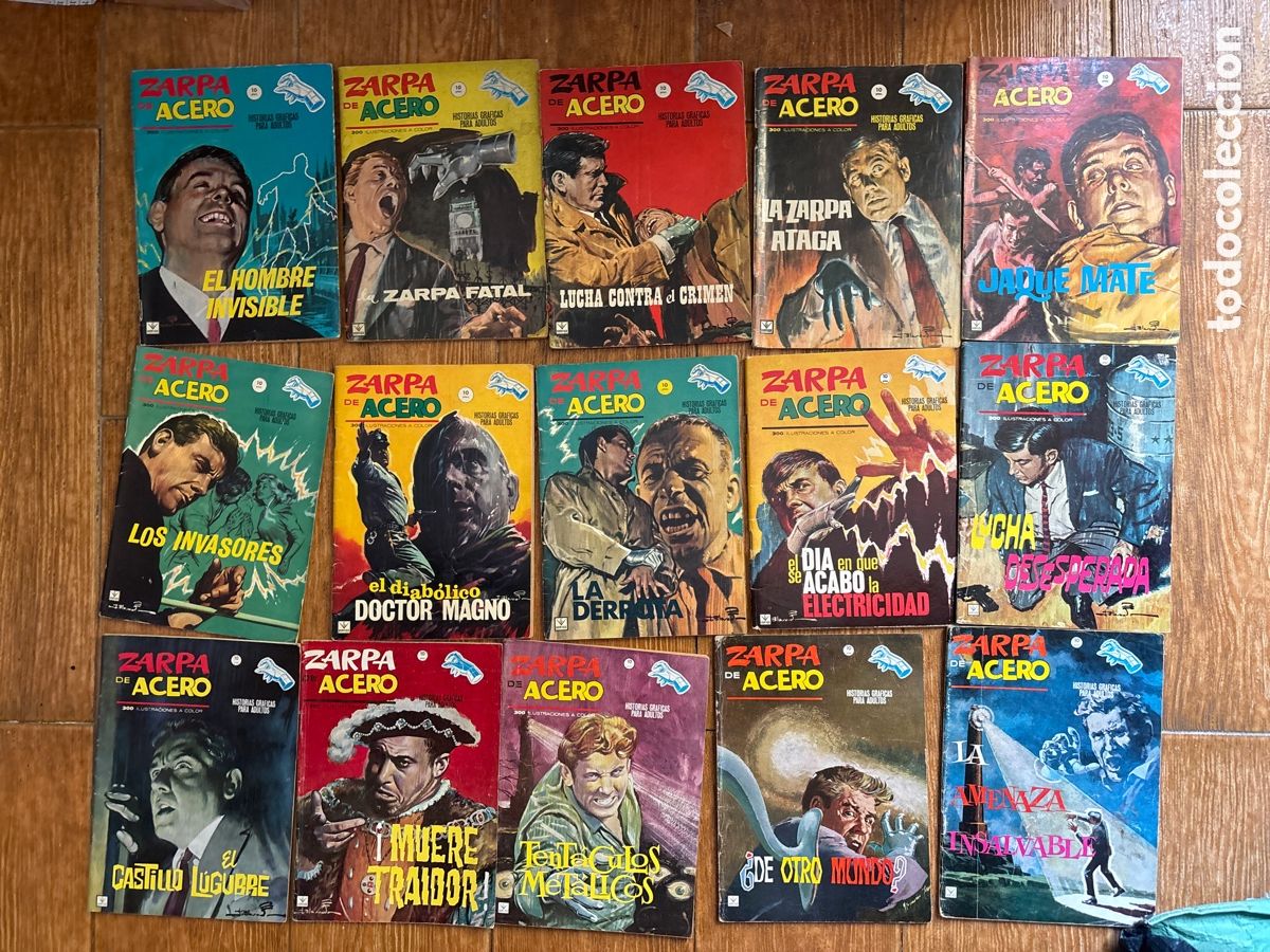 C&oacute;mics: ZARPA DE ACERO COLECCION COMPLETA 27 NUMEROS EDICIONES VERTICE GRAPA - Foto 1
