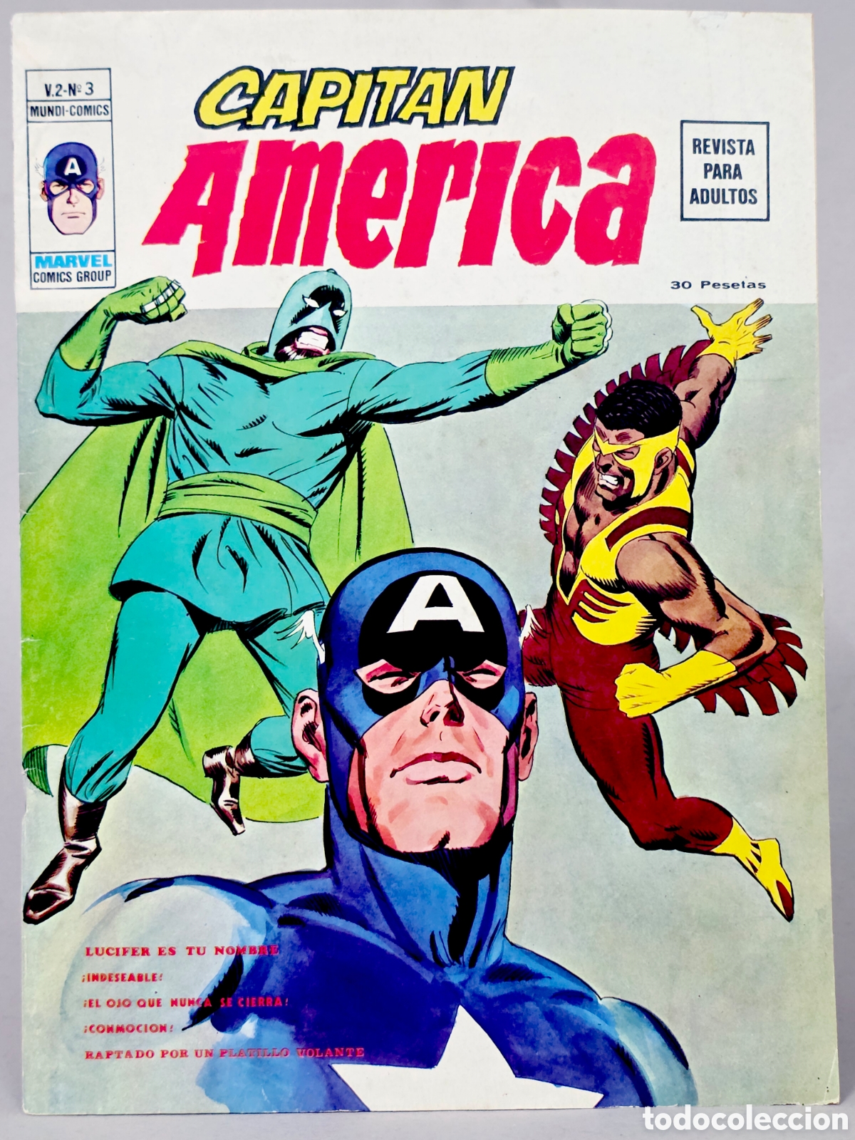 C&oacute;mics: C&Oacute;MIC EXCELENTE CAPITAN AM&Eacute;RICA 3 LUCIFER ES TU NOMBRE VOL.2 VERTICE VOLUMEN MARVEL