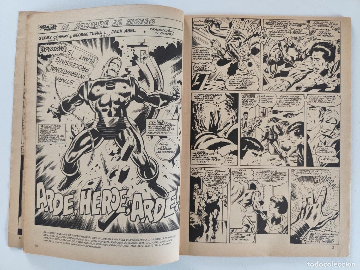 C&oacute;mics: H&Eacute;ROES MARVEL Vol.2 # 36 - HOMBRE DE HIERRO y DAN DEFENSOR ~ MARVEL/V&Eacute;RTICE (1974) - Foto 3