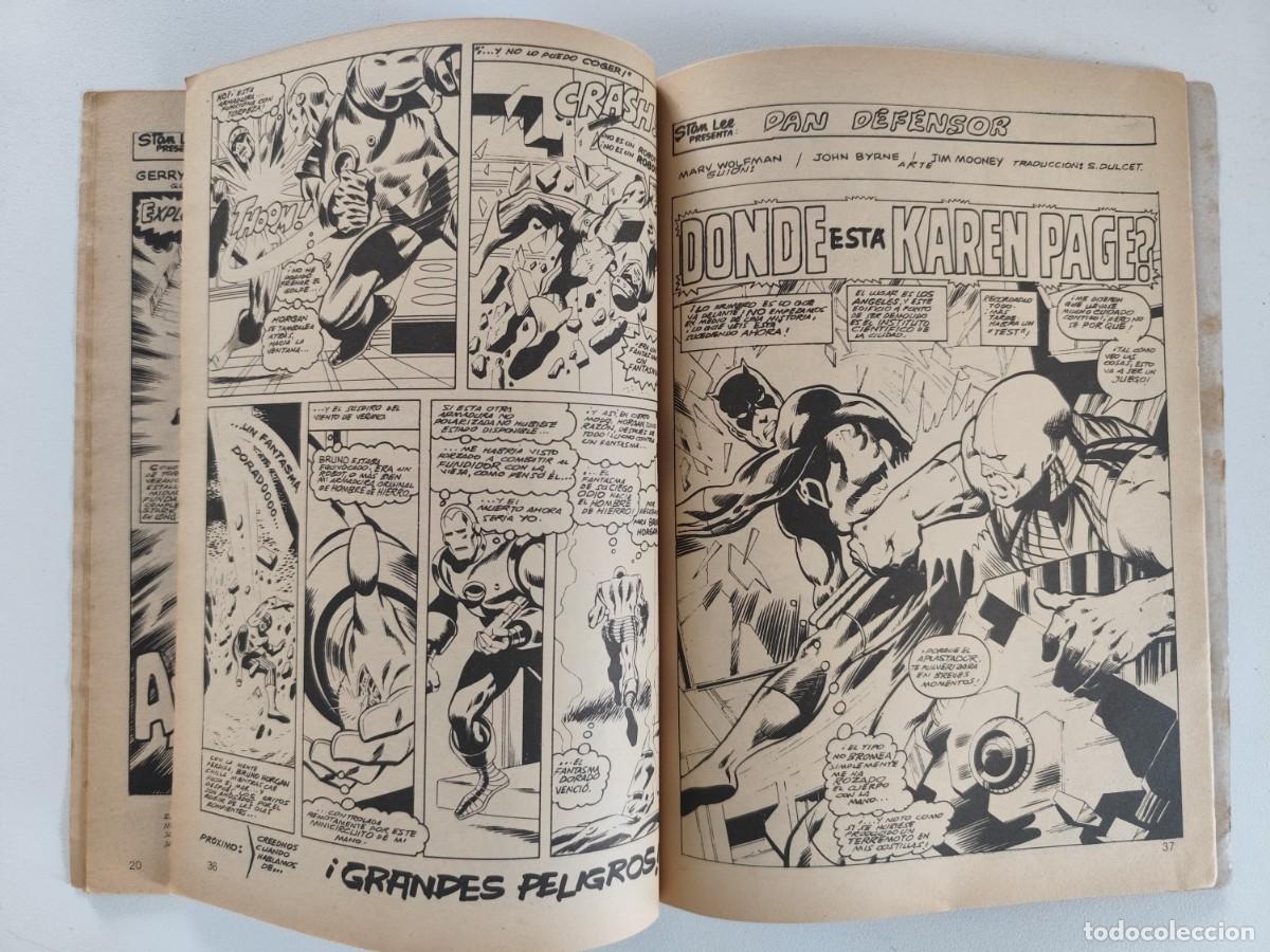 C&oacute;mics: H&Eacute;ROES MARVEL Vol.2 # 36 - HOMBRE DE HIERRO y DAN DEFENSOR ~ MARVEL/V&Eacute;RTICE (1974) - Foto 4