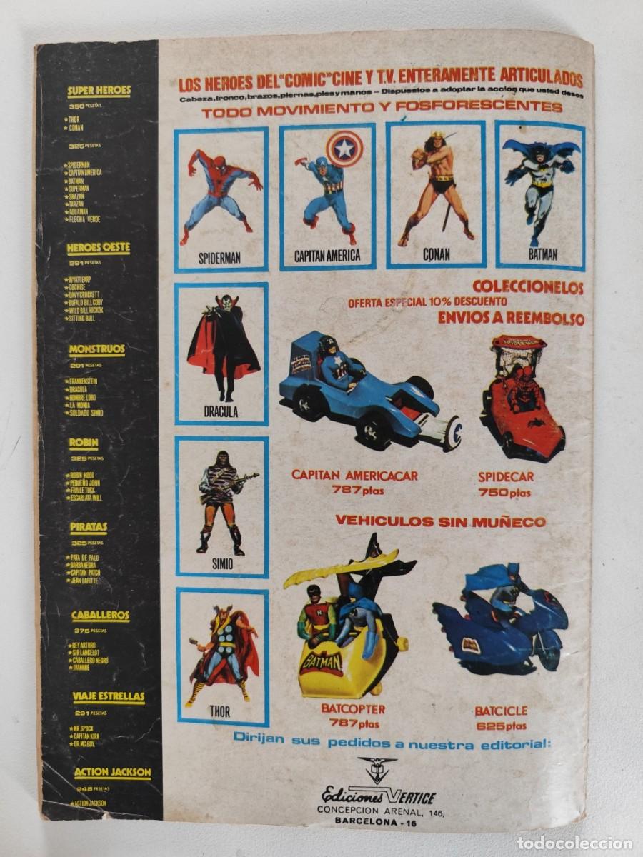 C&oacute;mics: H&Eacute;ROES MARVEL Vol.2 # 36 - HOMBRE DE HIERRO y DAN DEFENSOR ~ MARVEL/V&Eacute;RTICE (1974) - Foto 7