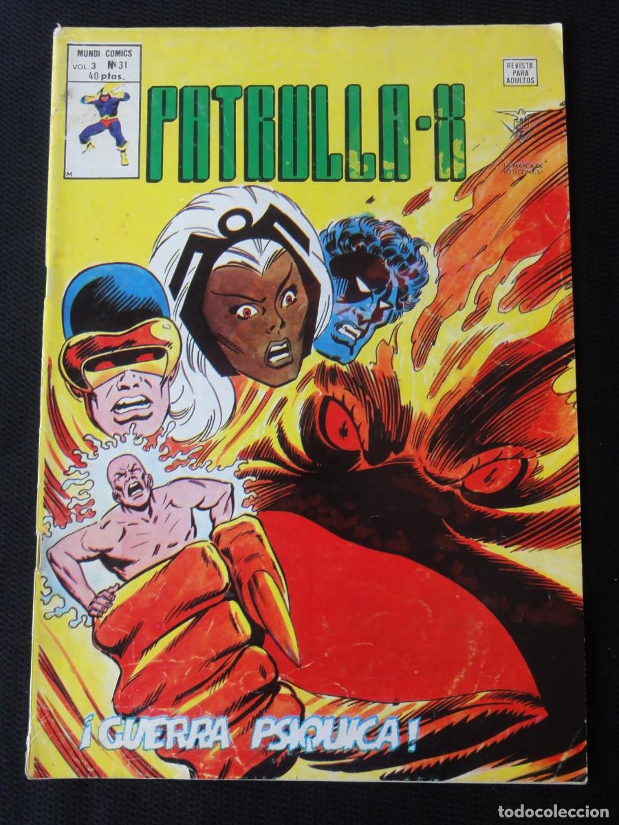 C&oacute;mics: PATRULLA X. VOL. 3 N&ordm; 31. EDICIONES V&Eacute;RTICE. 1978. C-31B