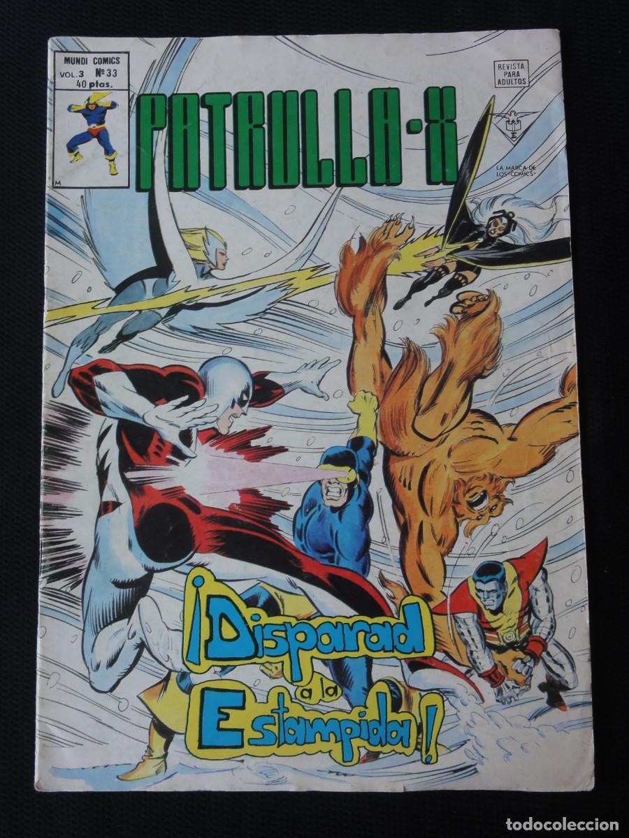 C&oacute;mics: PATRULLA X. VOL. 3 N&ordm; 33. EDICIONES V&Eacute;RTICE. 1978. C-31B