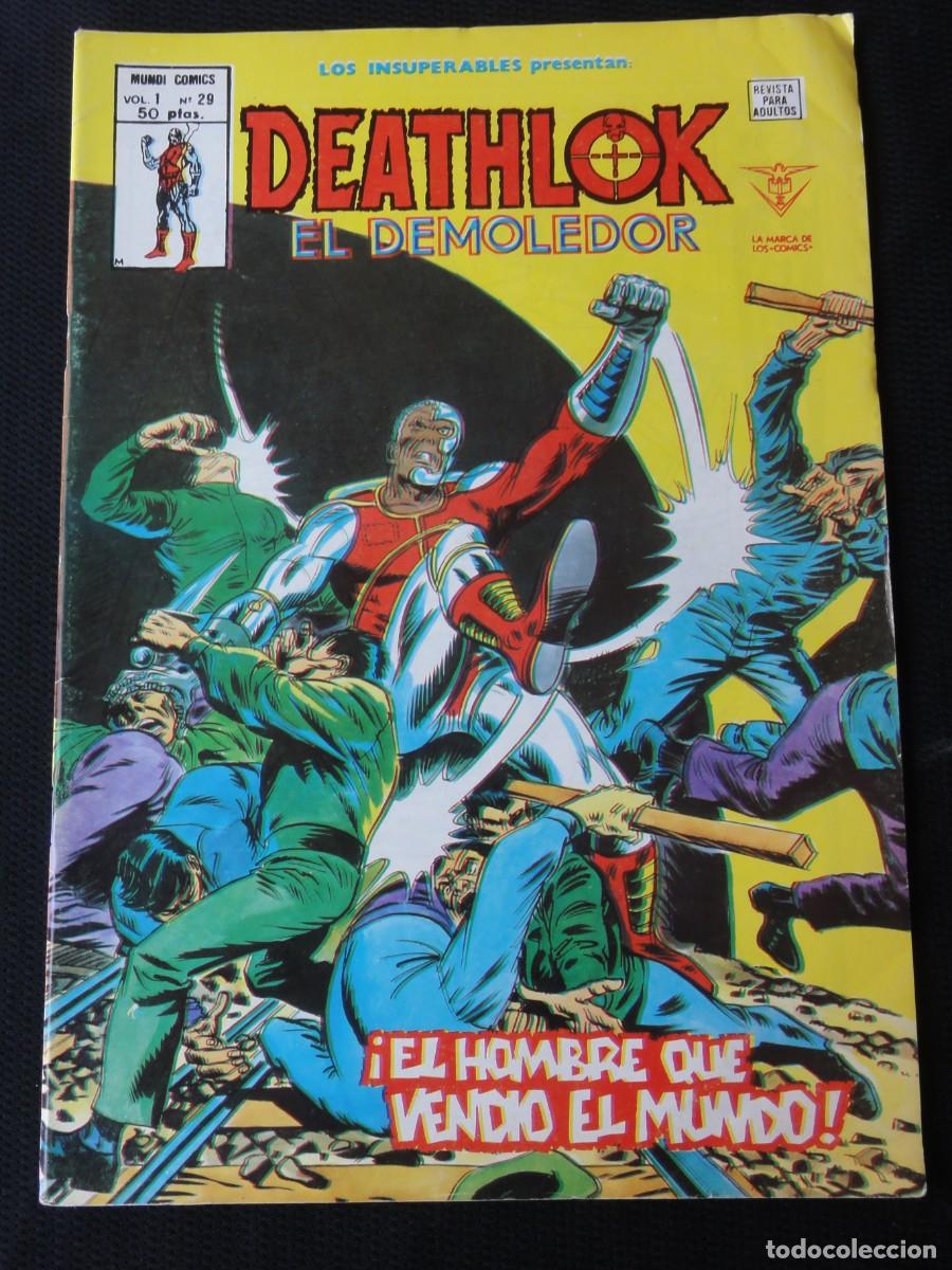 C&oacute;mics: LOS INSUPERABLES. DEATHLOCK EL DEMOLEDOR. VOLUMEN 1. N&ordm; 29. EDICIONES V&Eacute;RTICE. 1979. C-31B