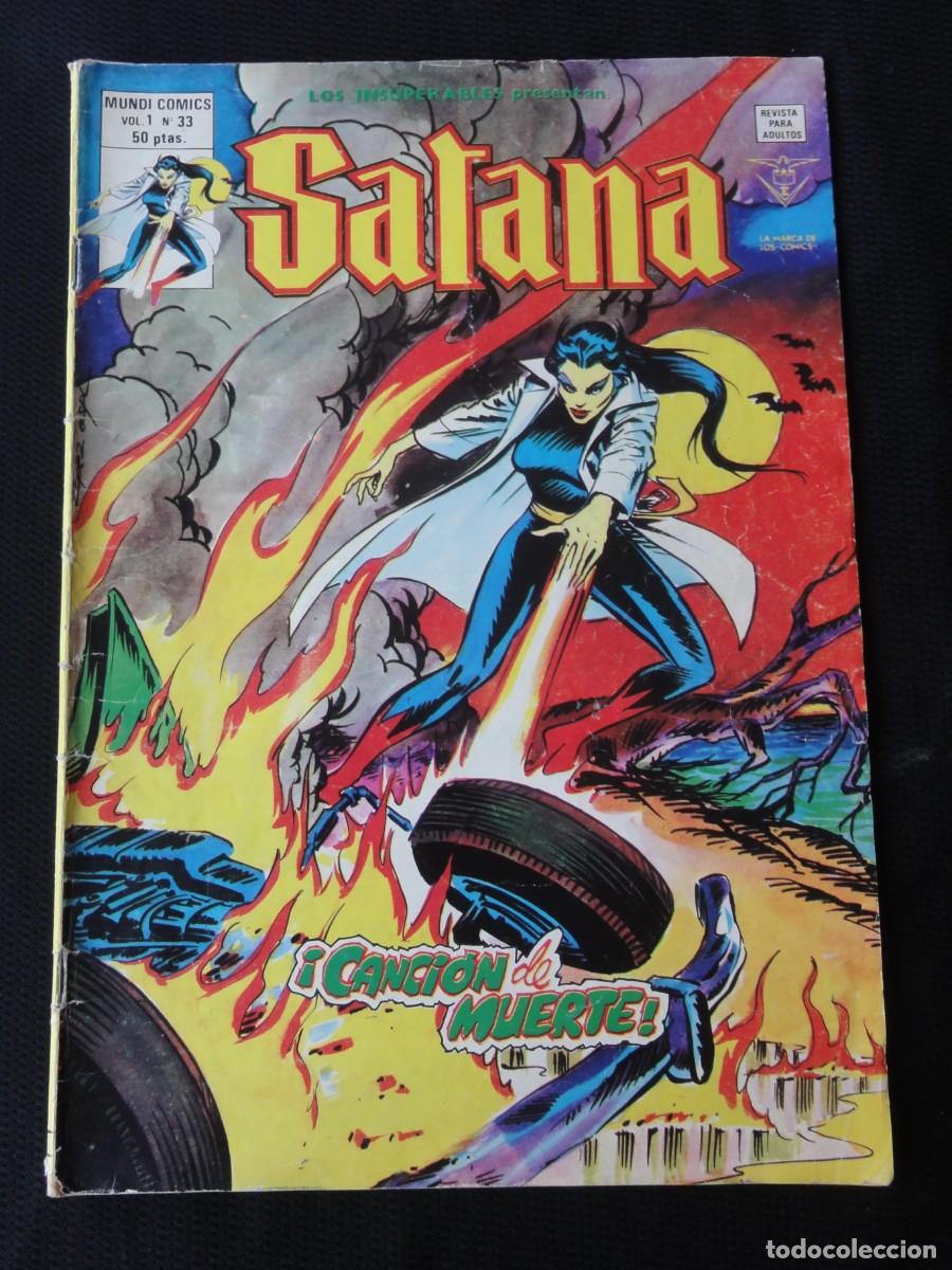 C&oacute;mics: LOS INSUPERABLES. SATANA. N&ordm; 33. EDICIONES V&Eacute;RTICE. 1980. C-31B