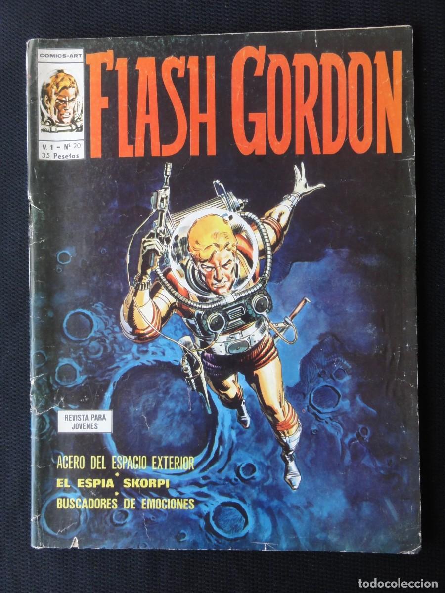 C&oacute;mics: FLASH GORDON. VOLUMEN 1. N&ordm; 20. EDICIONES V&Eacute;RTICE. 1976. C-31B
