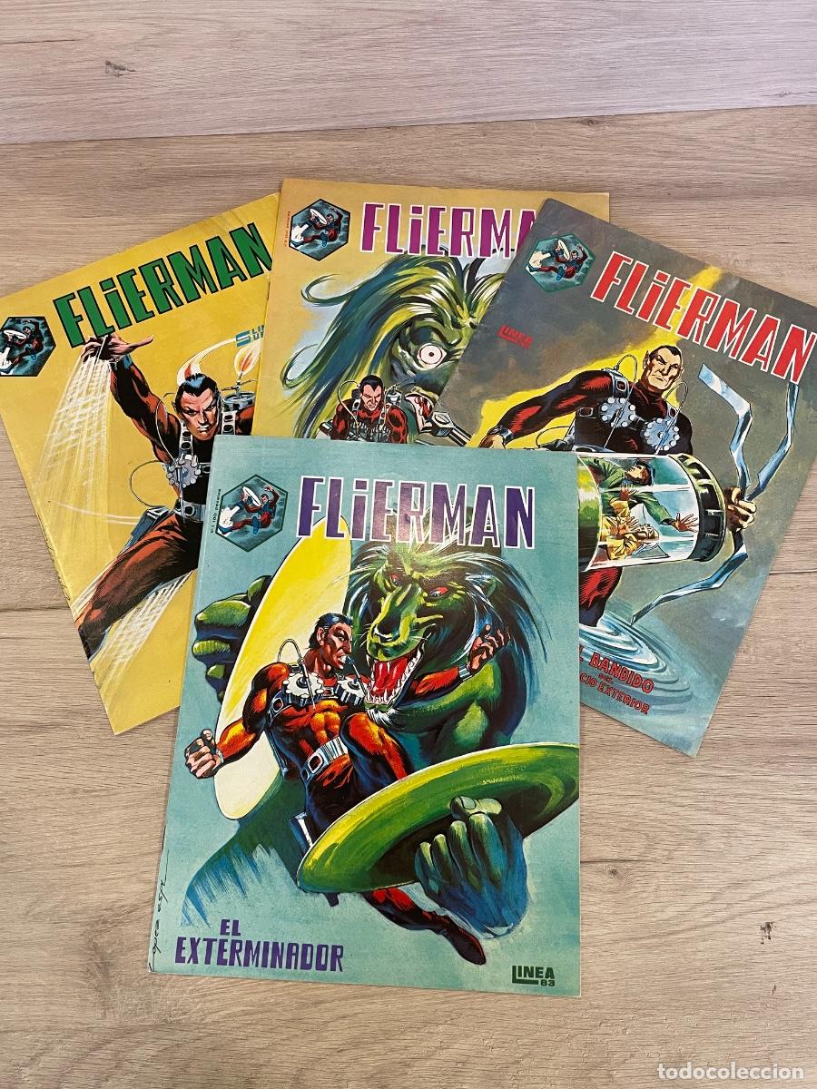 C&oacute;mics: Flierman Linea 83 - Completa 4 n&uacute;meros - Ediciones Surco 1983