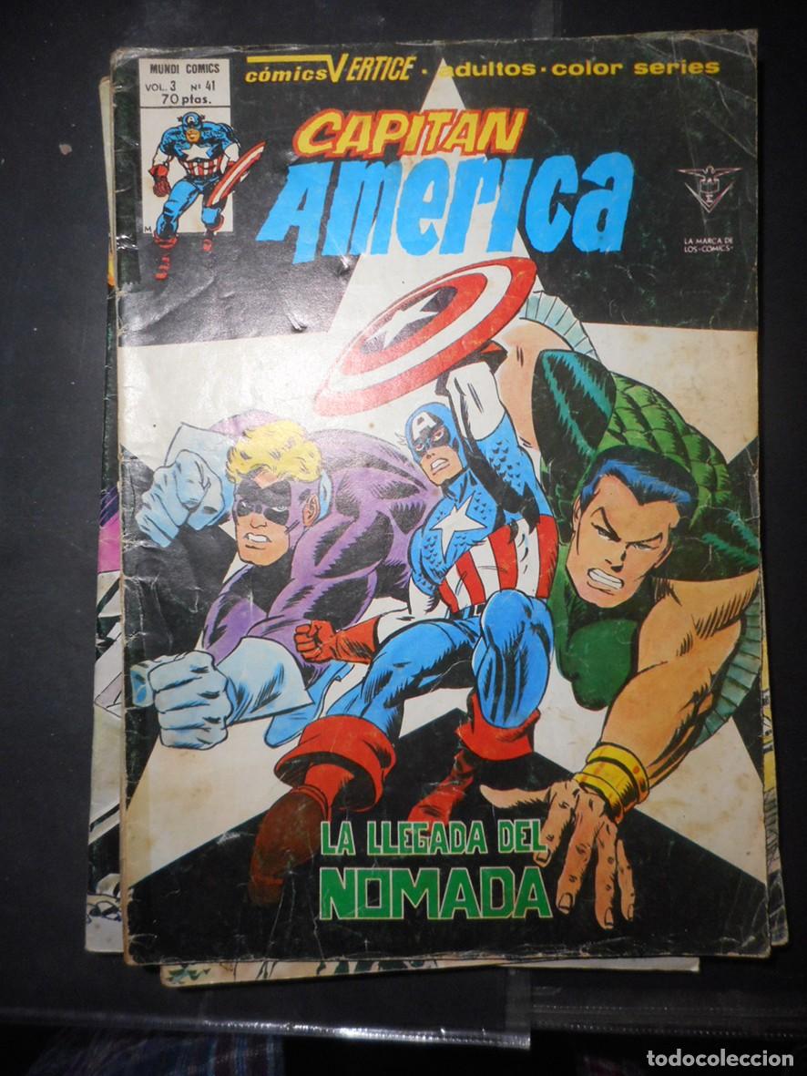 C&oacute;mics: CAPIT&Aacute;N AM&Eacute;RICA VOL 3 N&ordm;41 LA LLEGADA DEL N&Oacute;MADA (V&Eacute;RTICE ABRIL 1980) STEVE ENGLEHART-SAL BUSCEMA